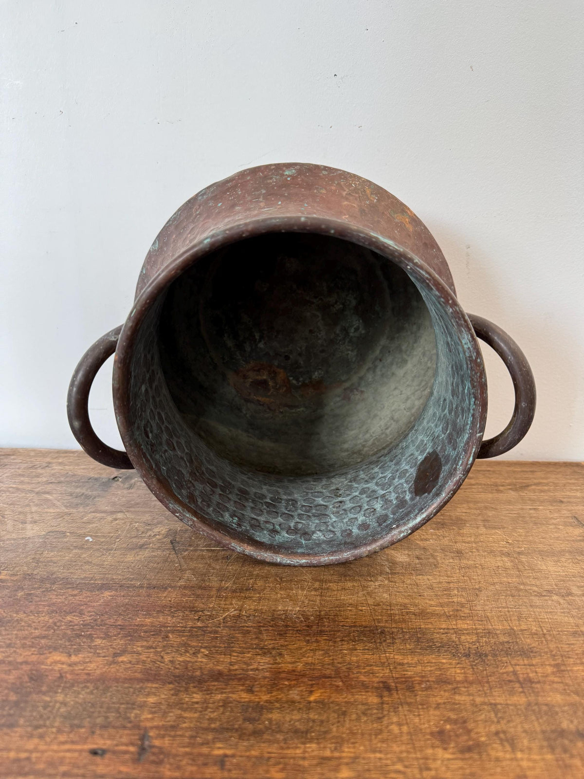 Pot chaudron ancien cuivre
