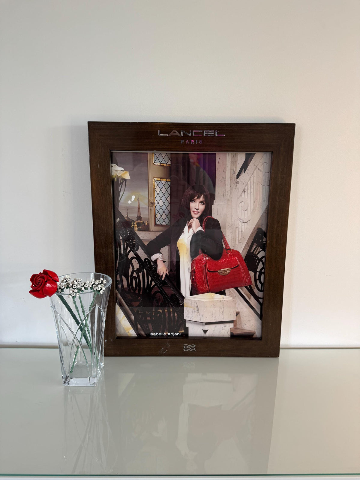 Cadre publicitaire LANCEL PARIS