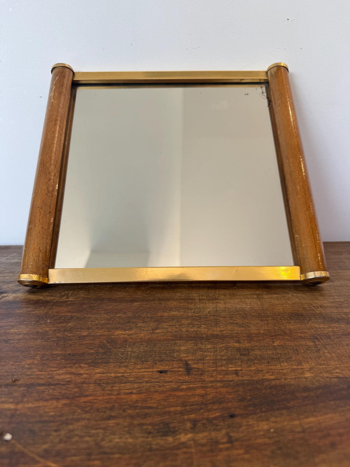 Plateau miroir art déco