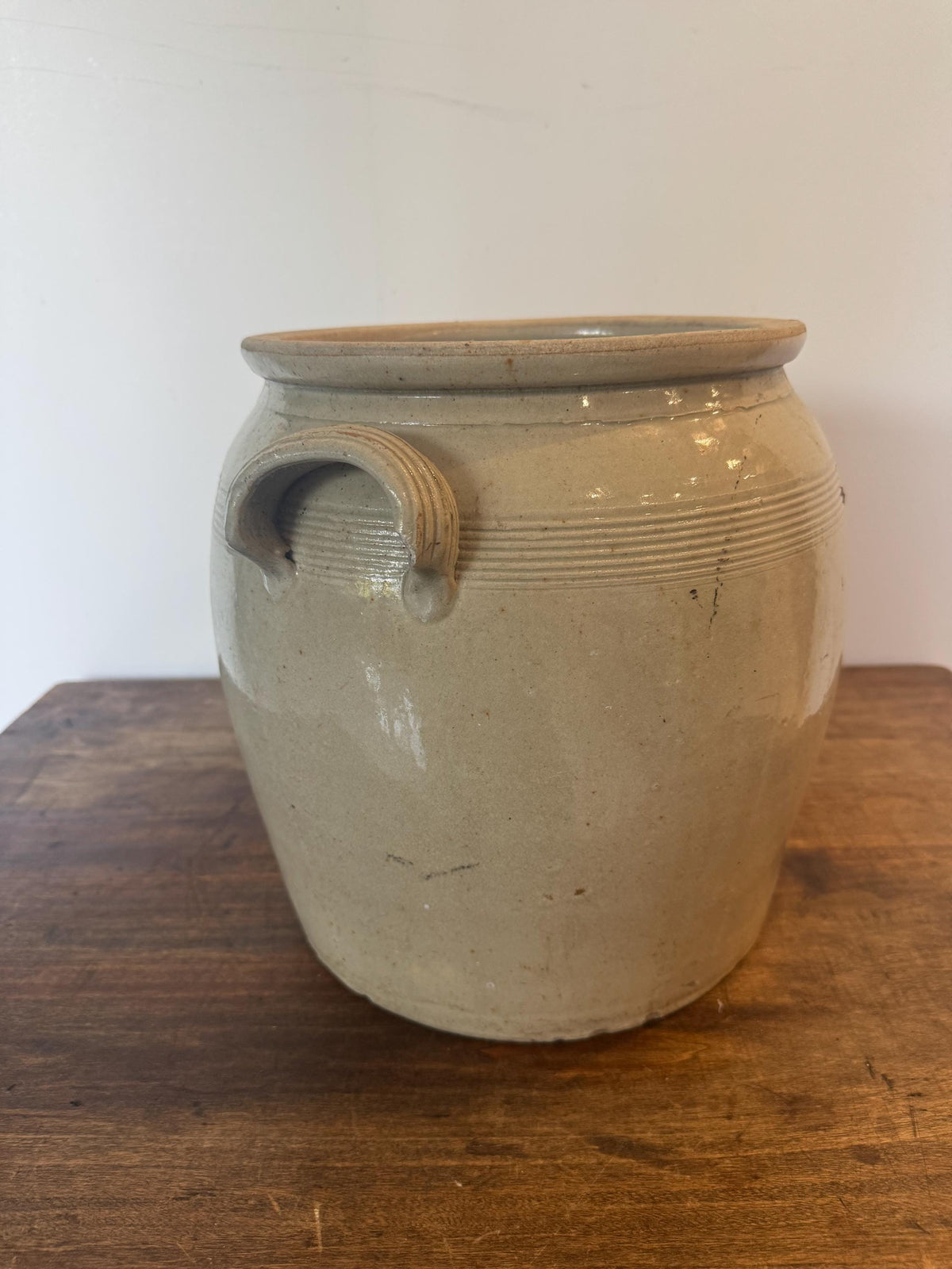 Ancien pot grès pot à moutarde France