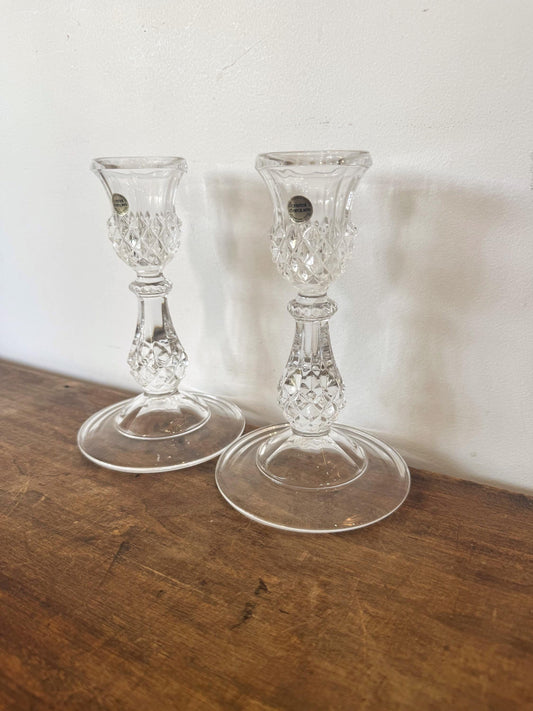 Bougeoir cristal d'arques