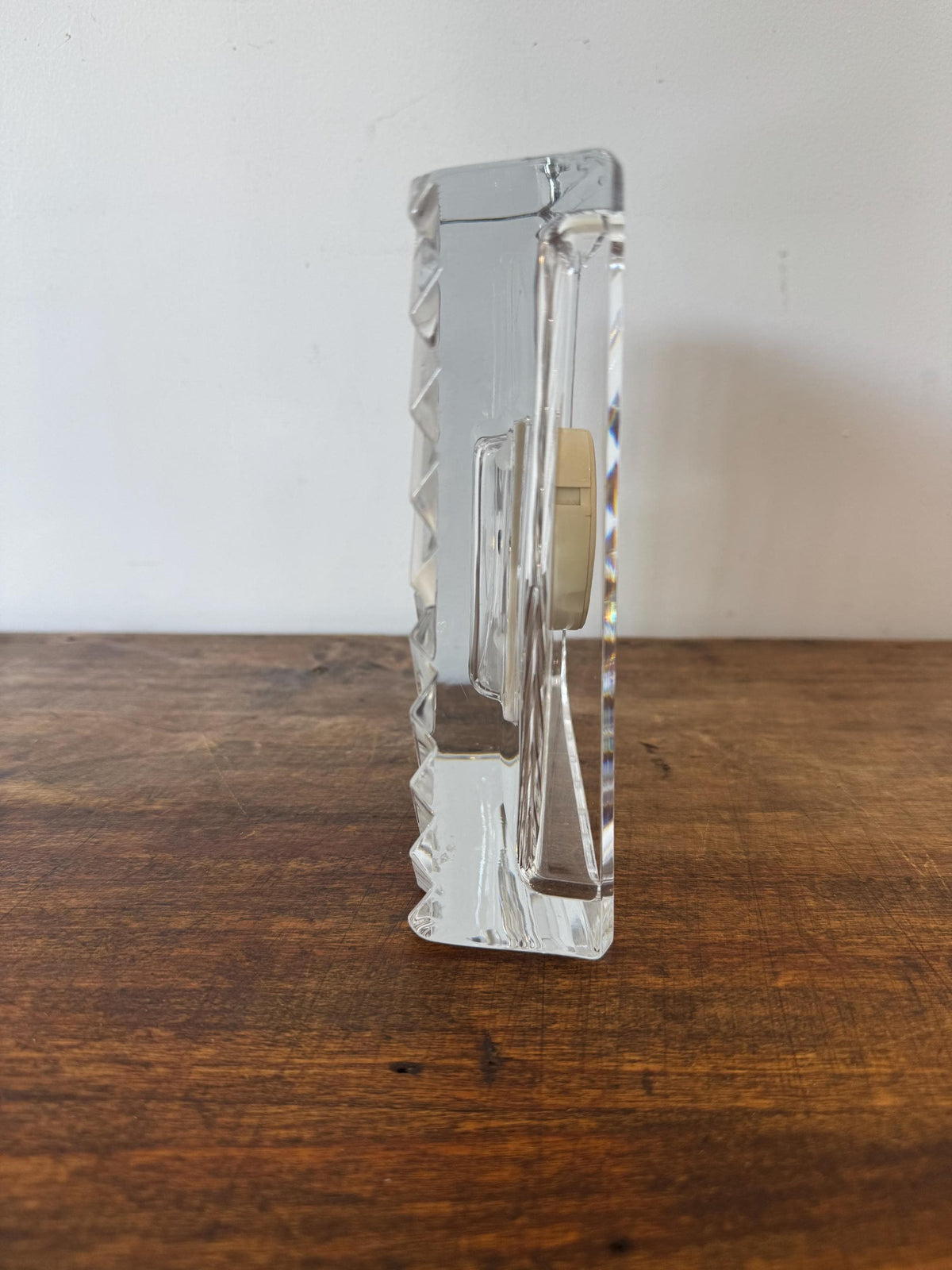 Horloge cristal France vintage