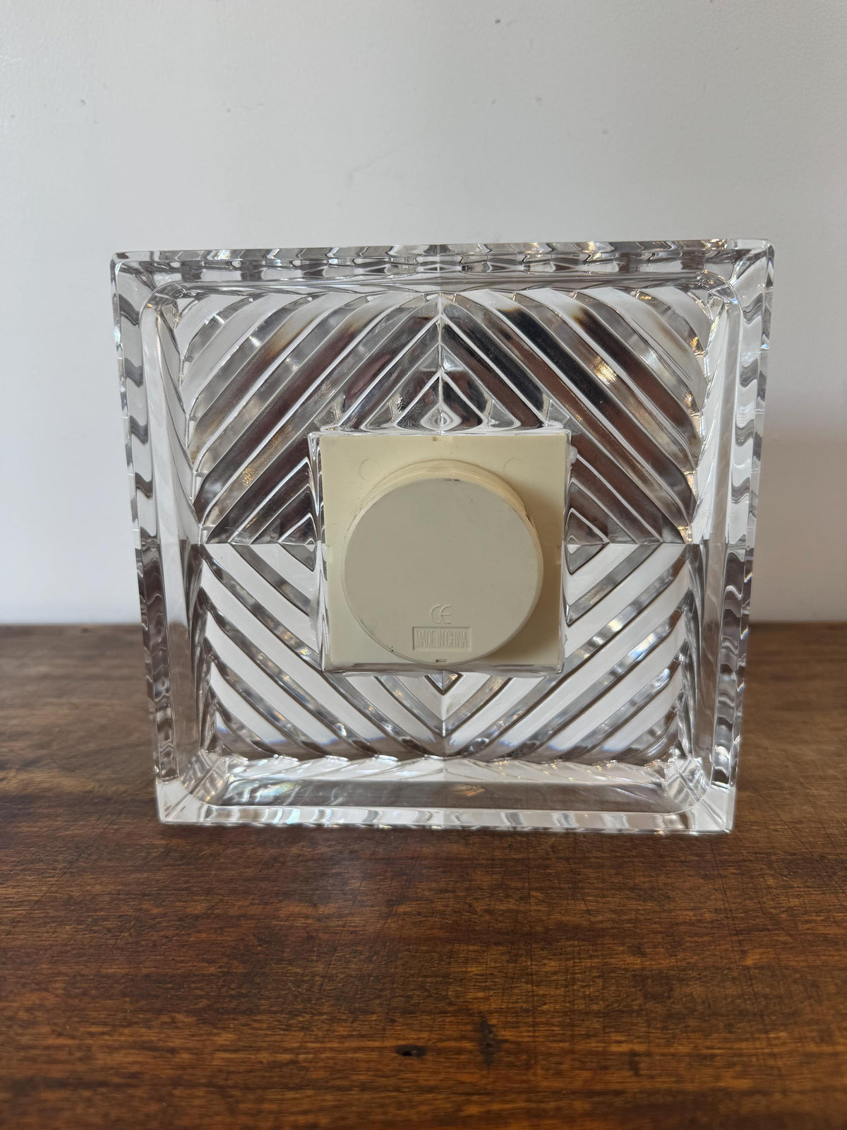 Horloge cristal France vintage