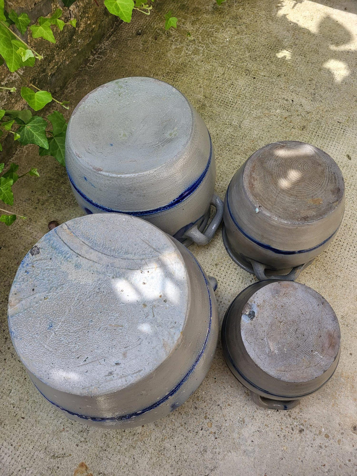 Pots anciens en Grès