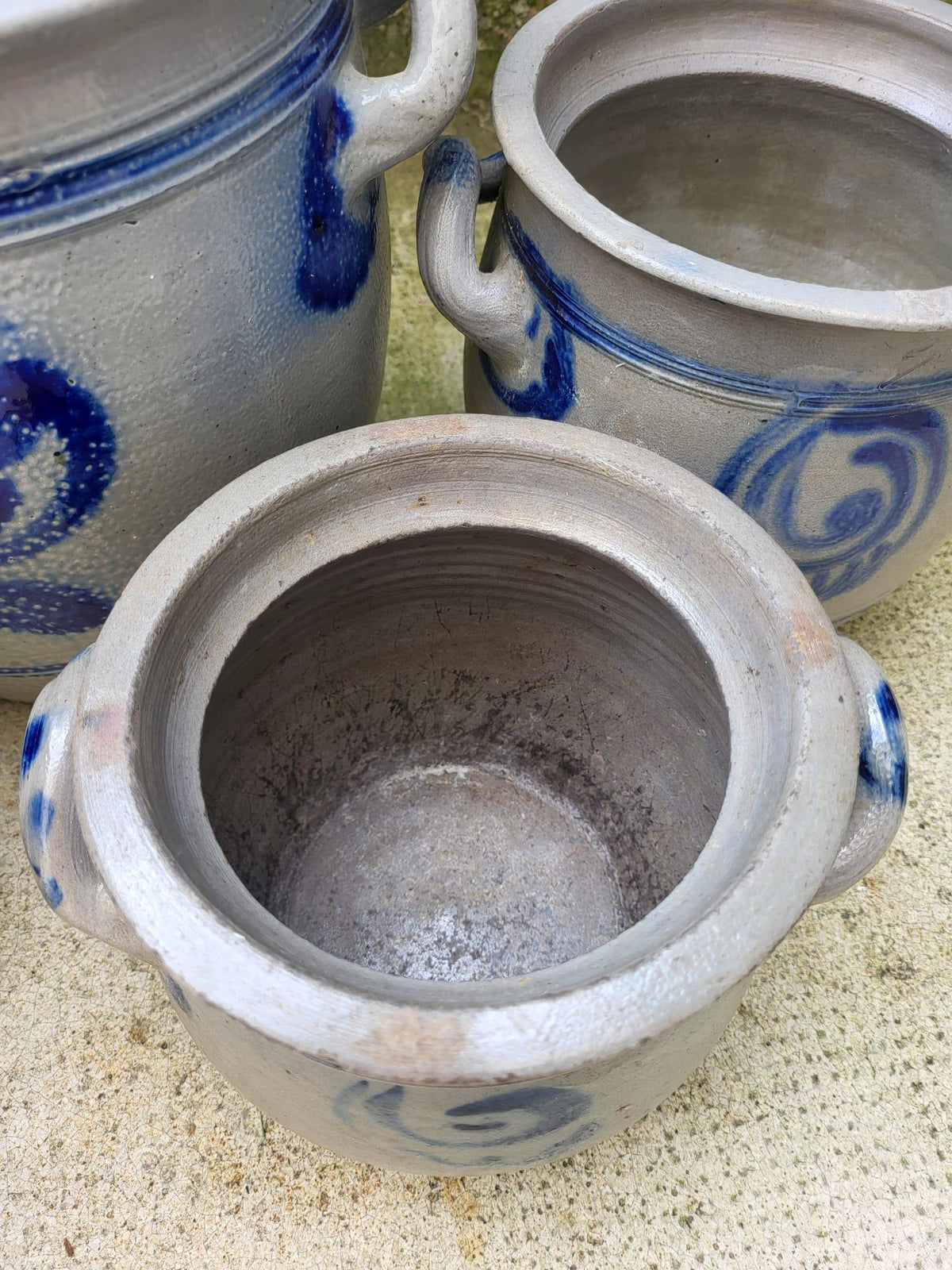 Pots anciens en Grès