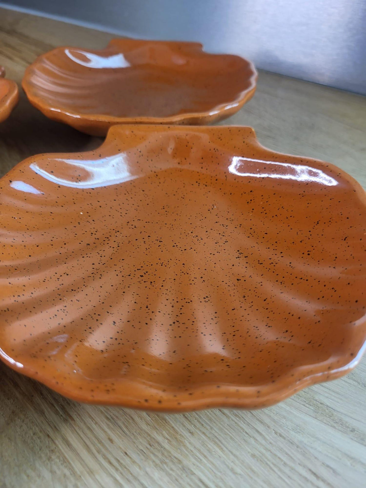 Coupelles coquillages vintage Emile Henry