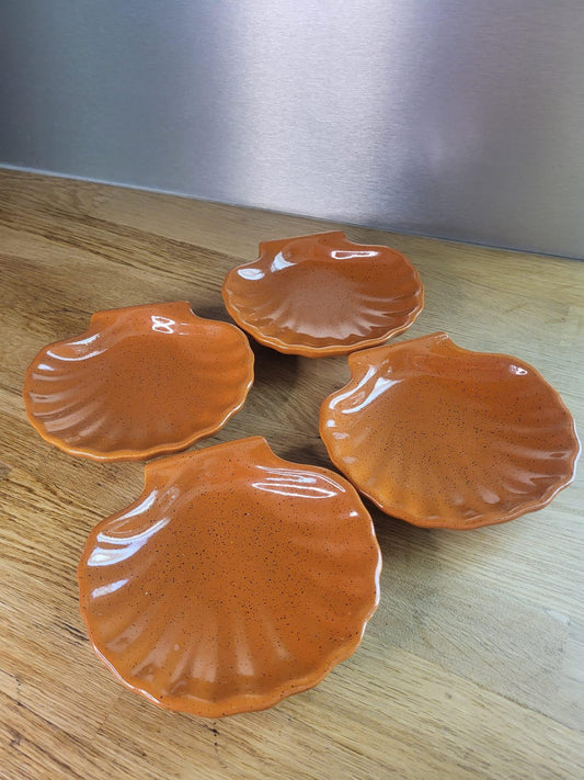 Coupelles coquillages vintage Emile Henry