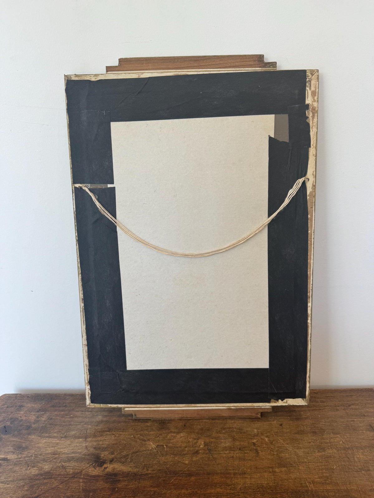 Miroir doré bois Art Déco