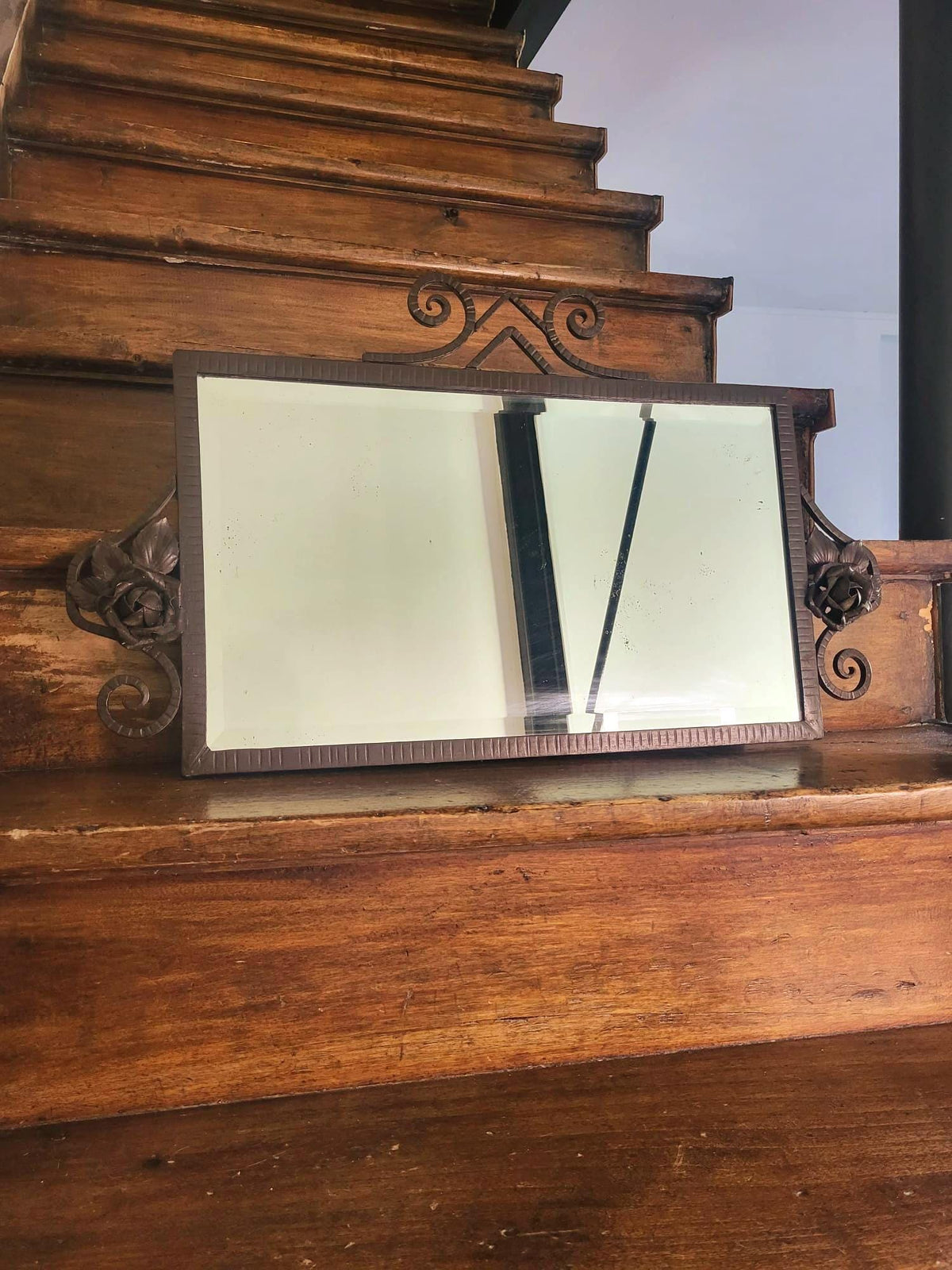 Miroir Art Déco Fer Forgé