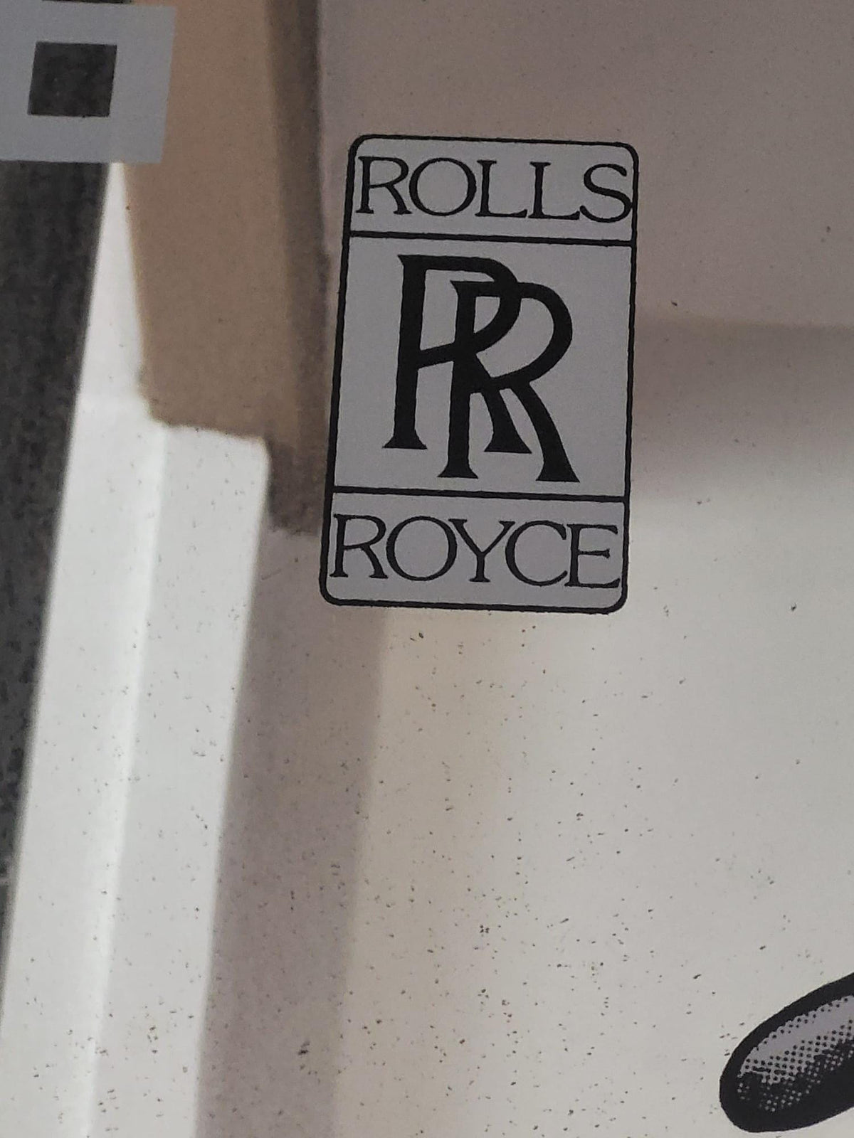 Miroir vintage pub Rolls Royce