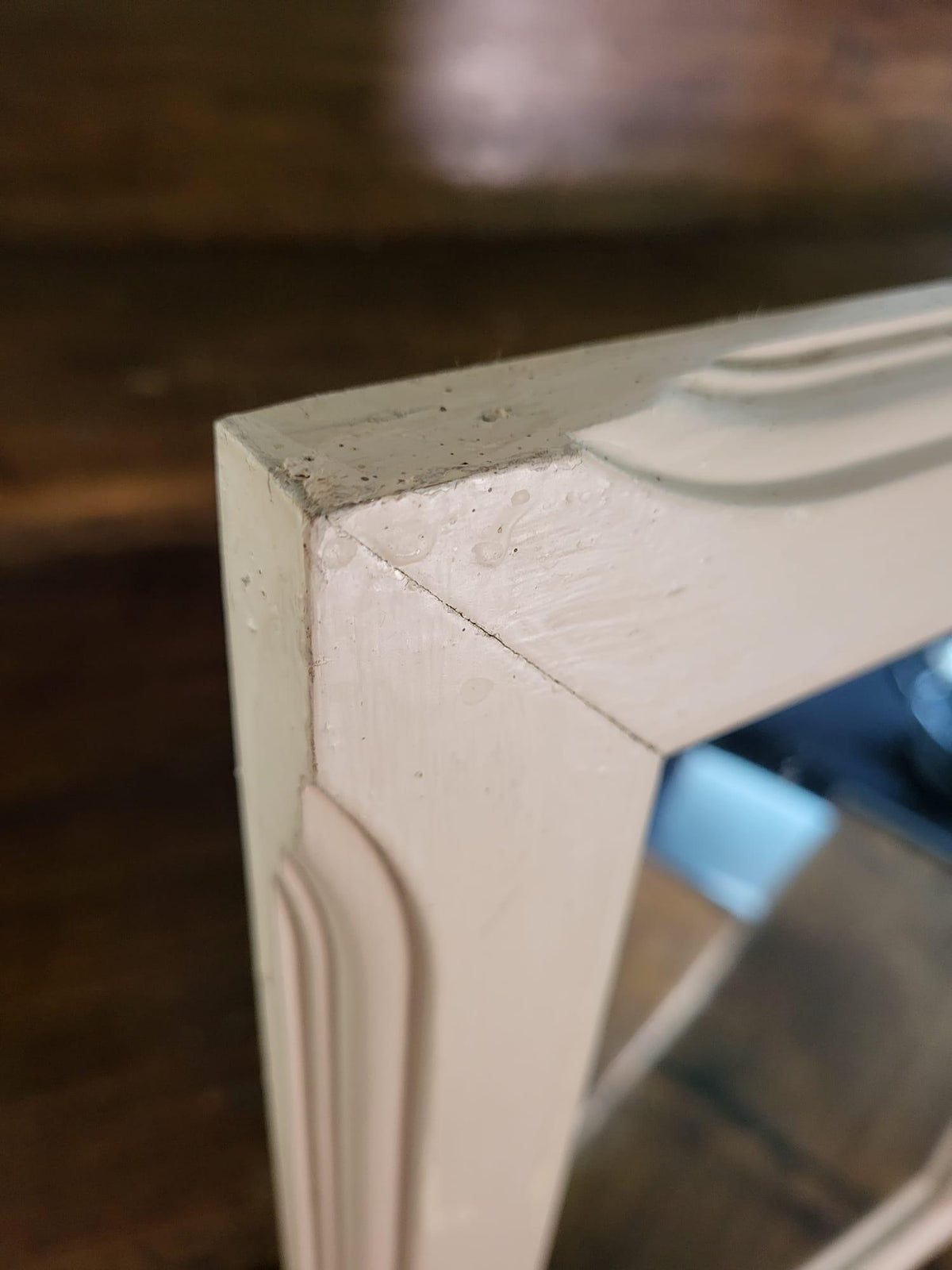 Miroir ancien en bois