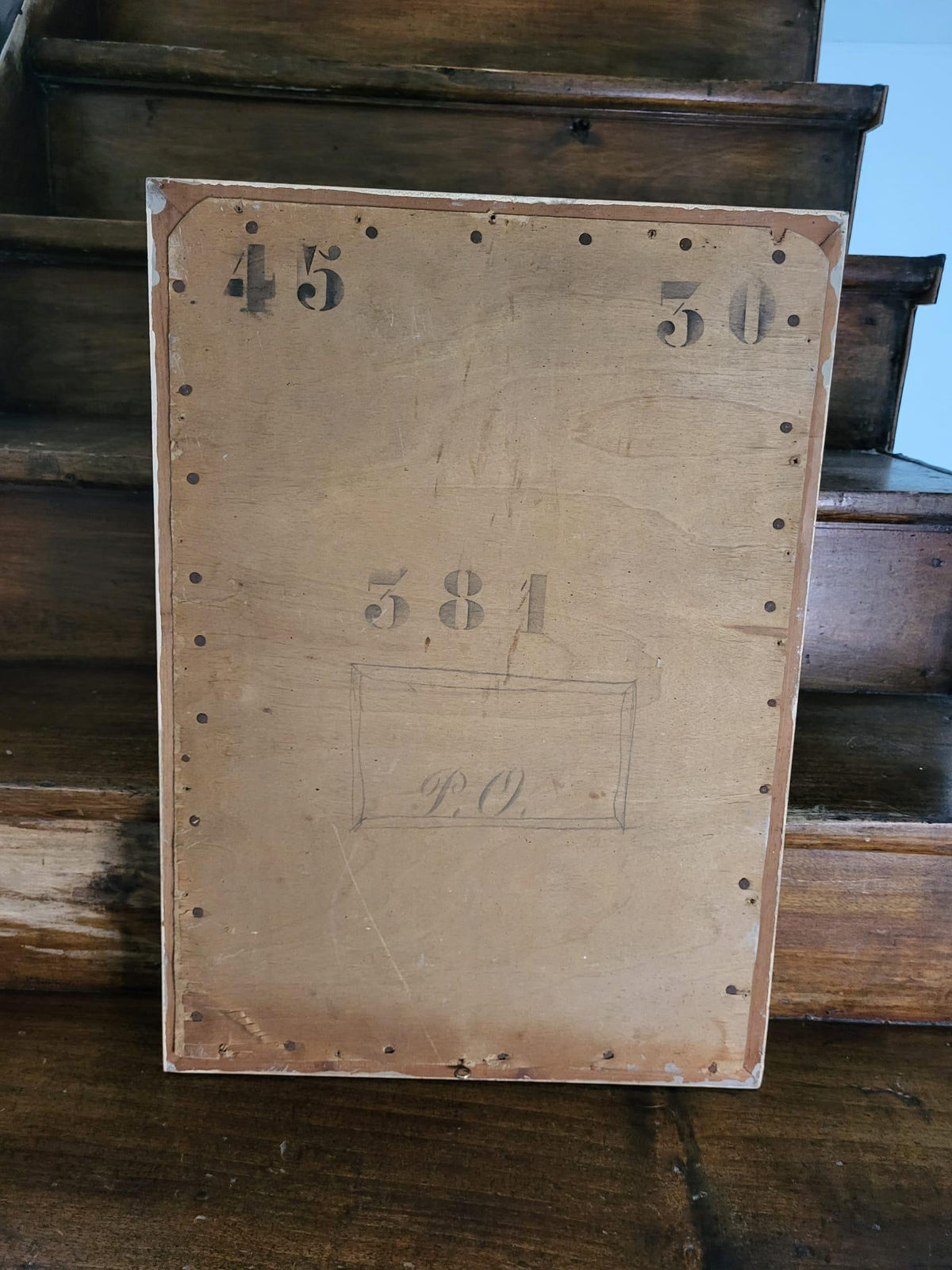Miroir ancien en bois