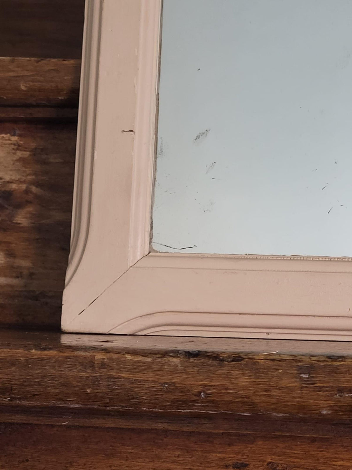 Miroir ancien en bois