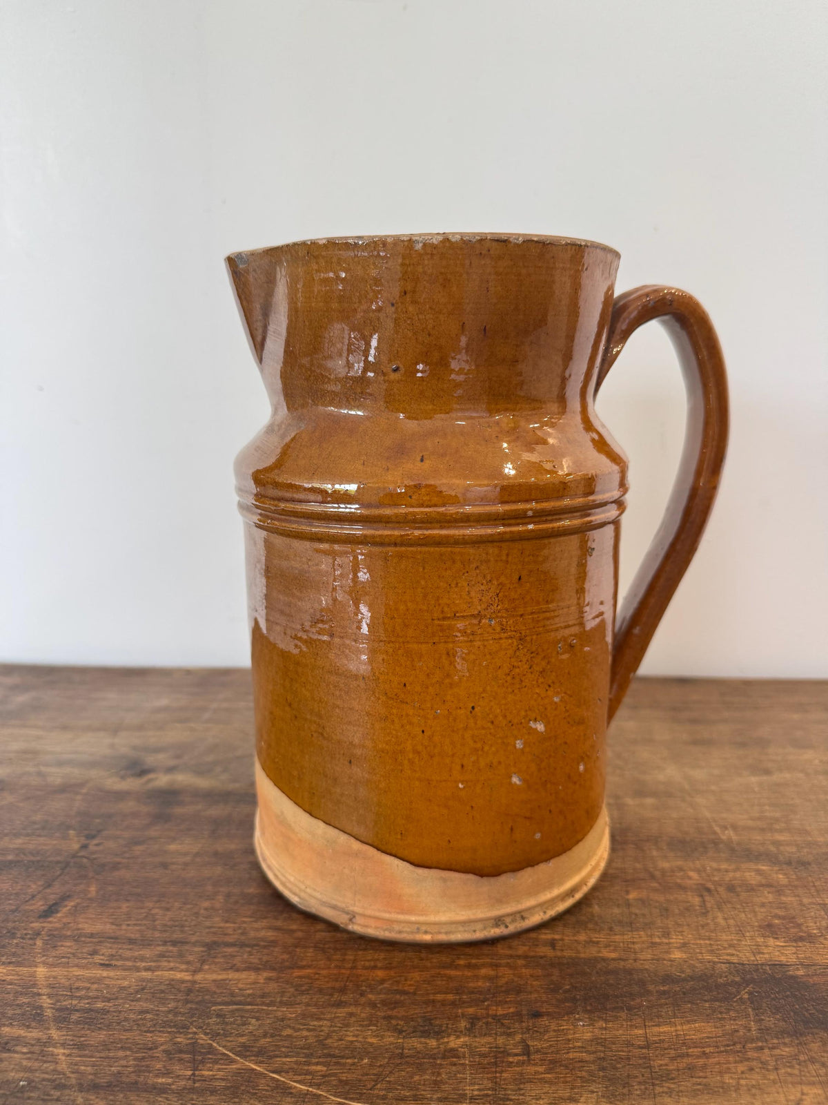 Pichet pot grès France vintage