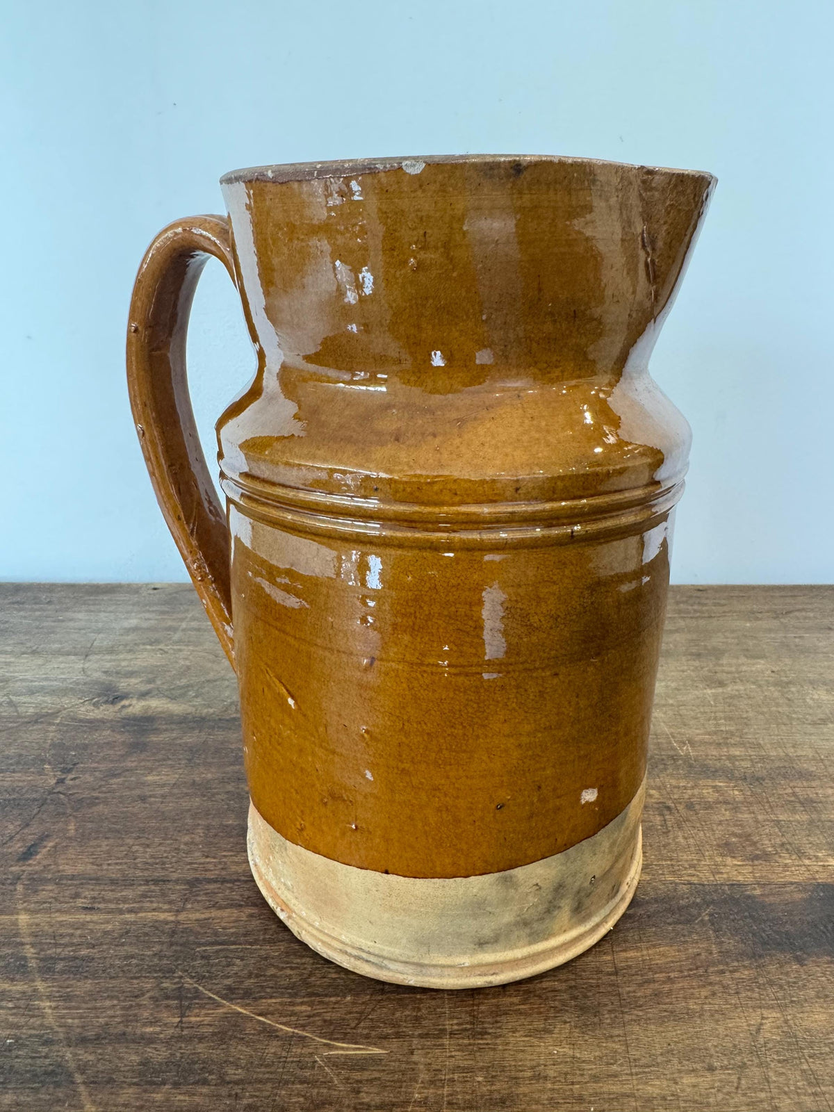 Pichet pot grès France vintage