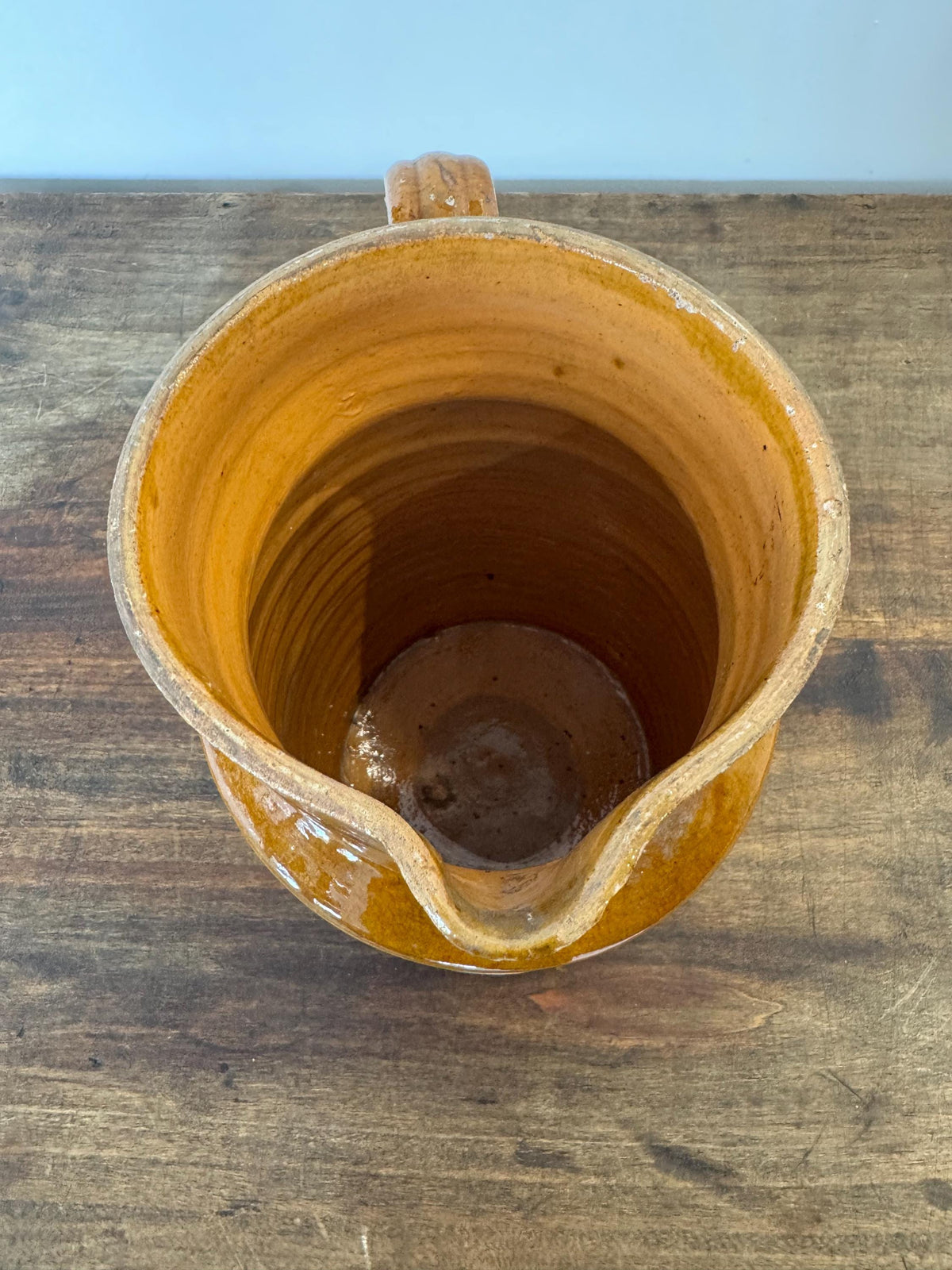 Pichet pot grès France vintage