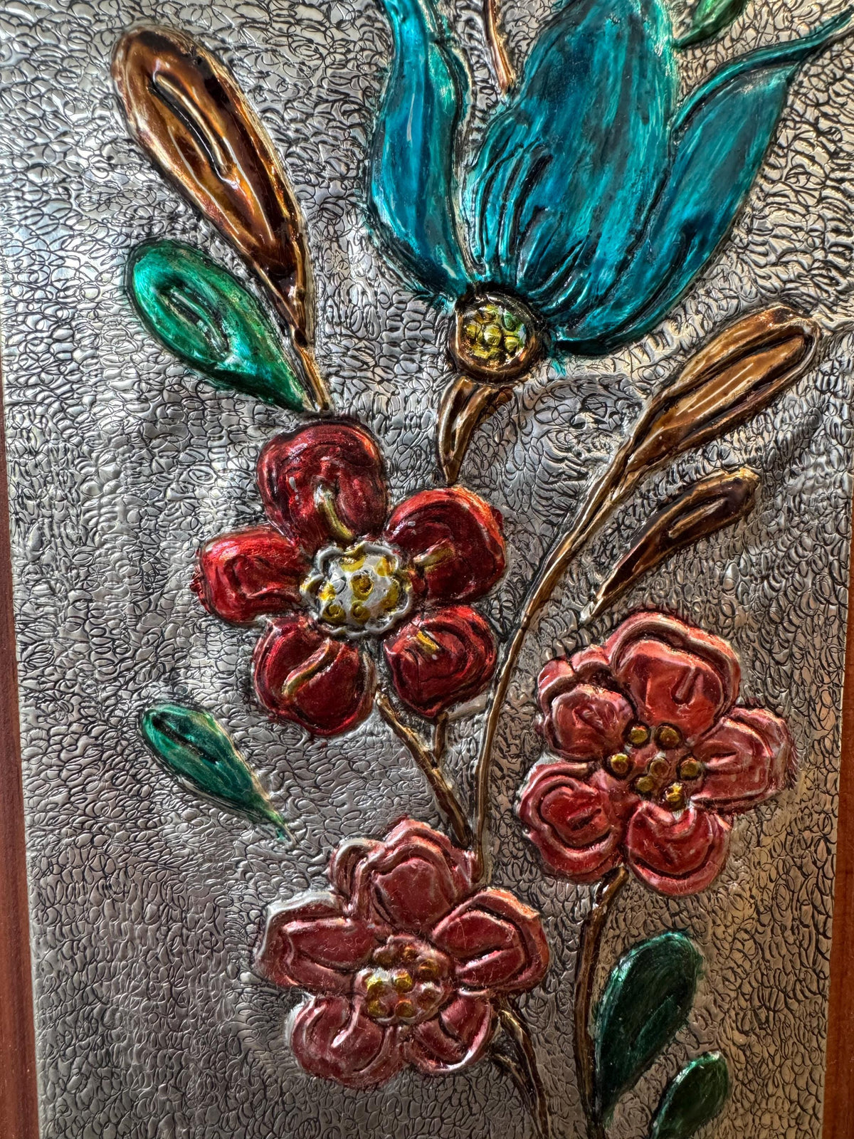 Tableau peinture fleurs