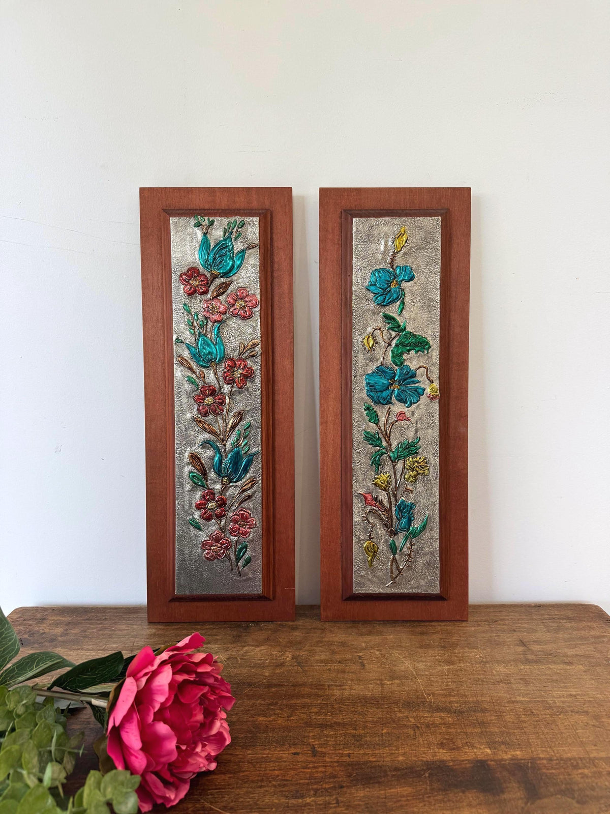 Tableau peinture fleurs