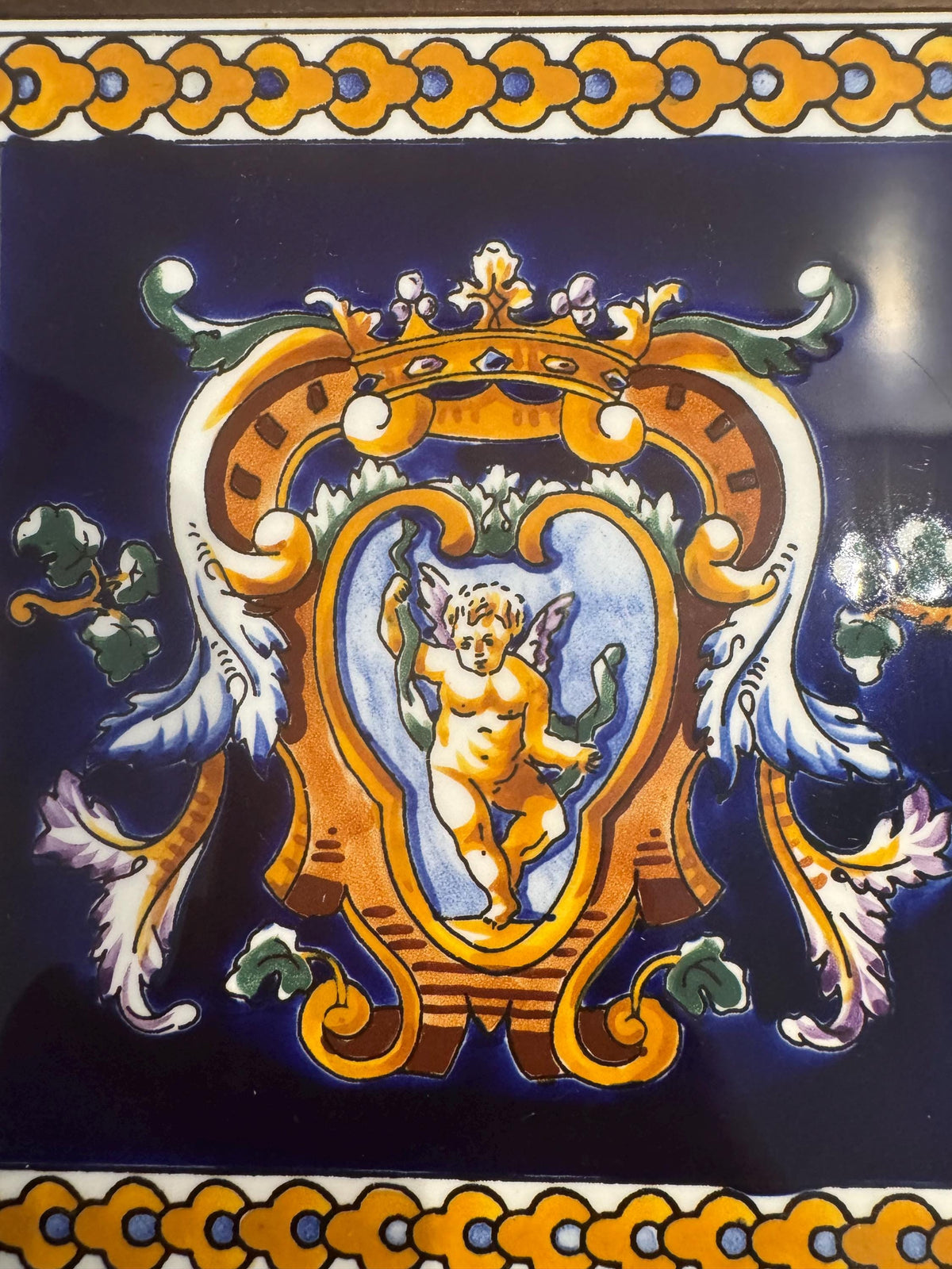 Carreau Gien dessous de plat