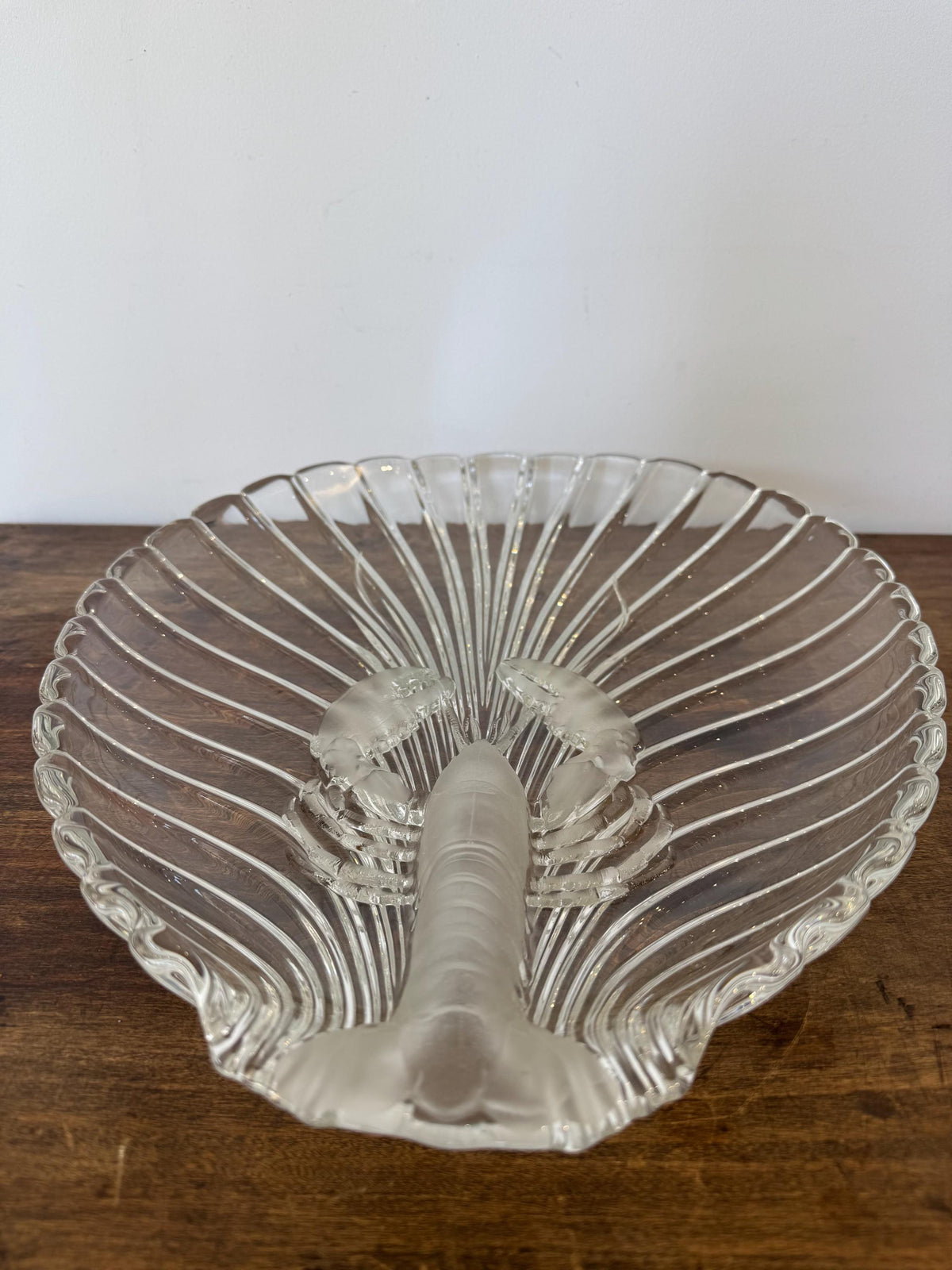 Plat cristal homard plat fruit de mer