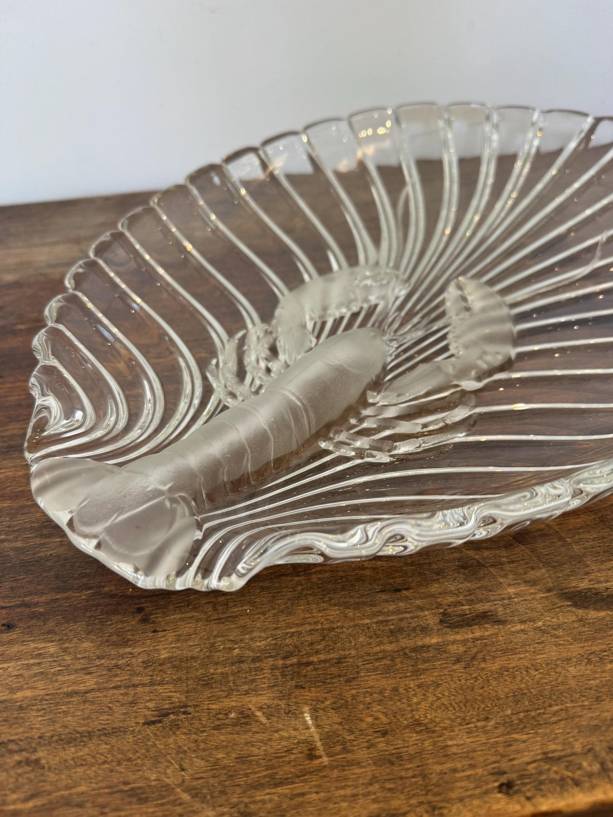 Plat cristal homard plat fruit de mer