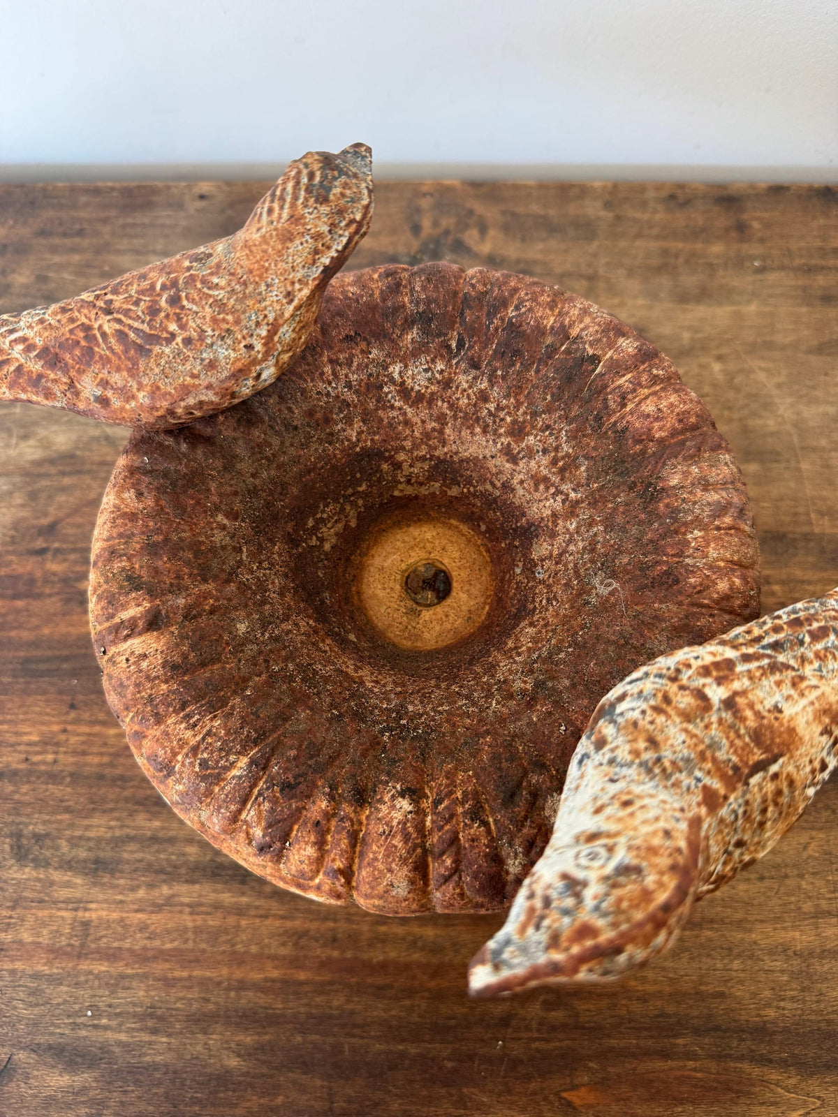 Bassin oiseaux ancien