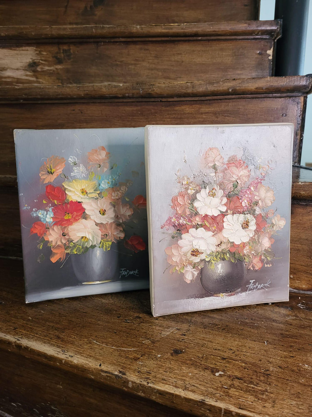 Tableaux peinture bouquets de fleurs