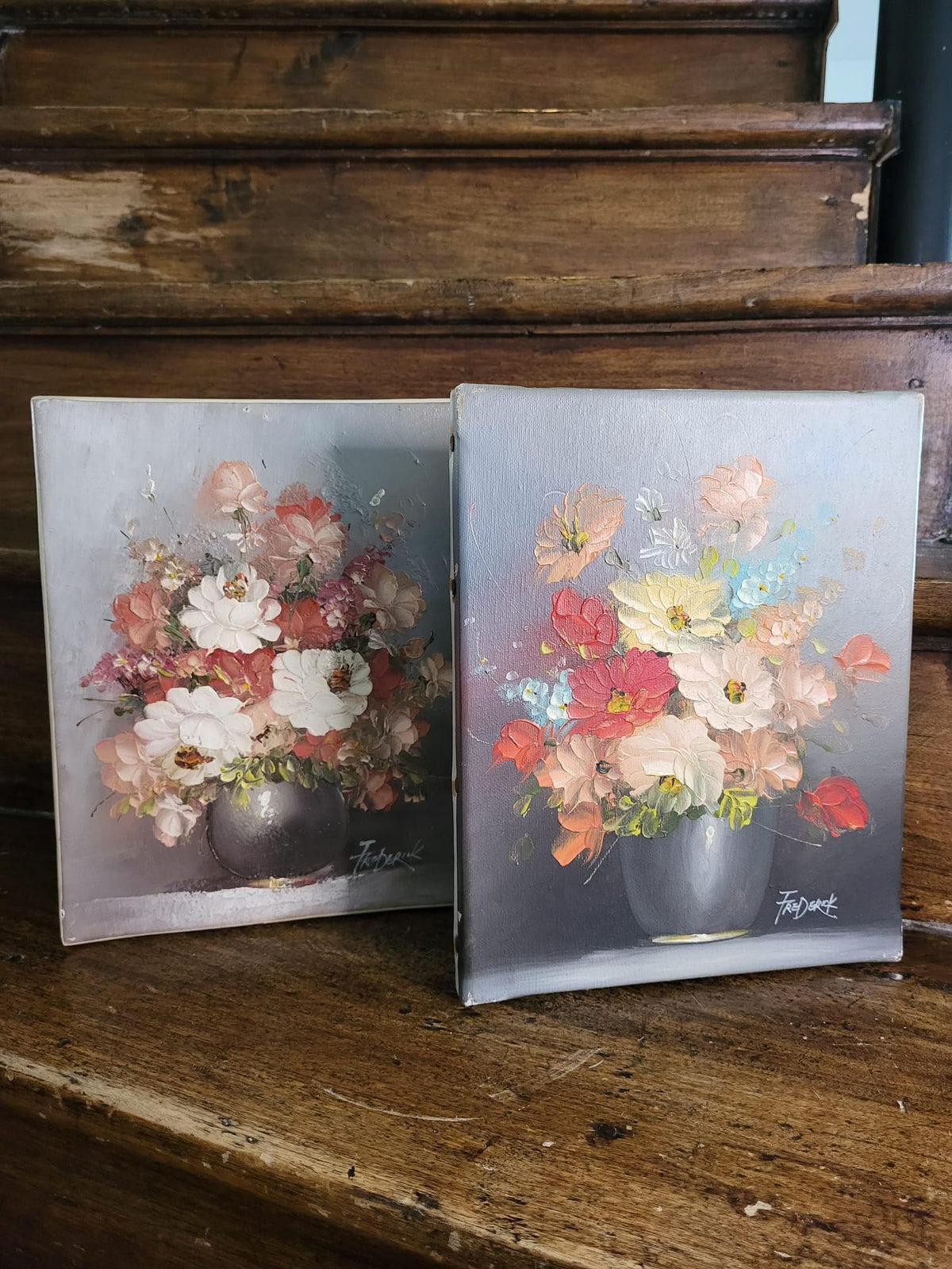 Tableaux peinture bouquets de fleurs