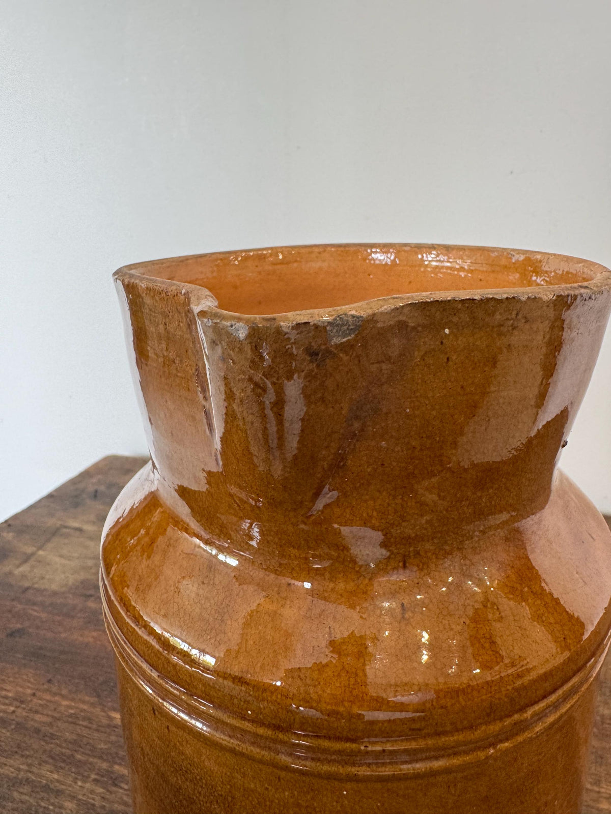 Pichet pot grès France vintage