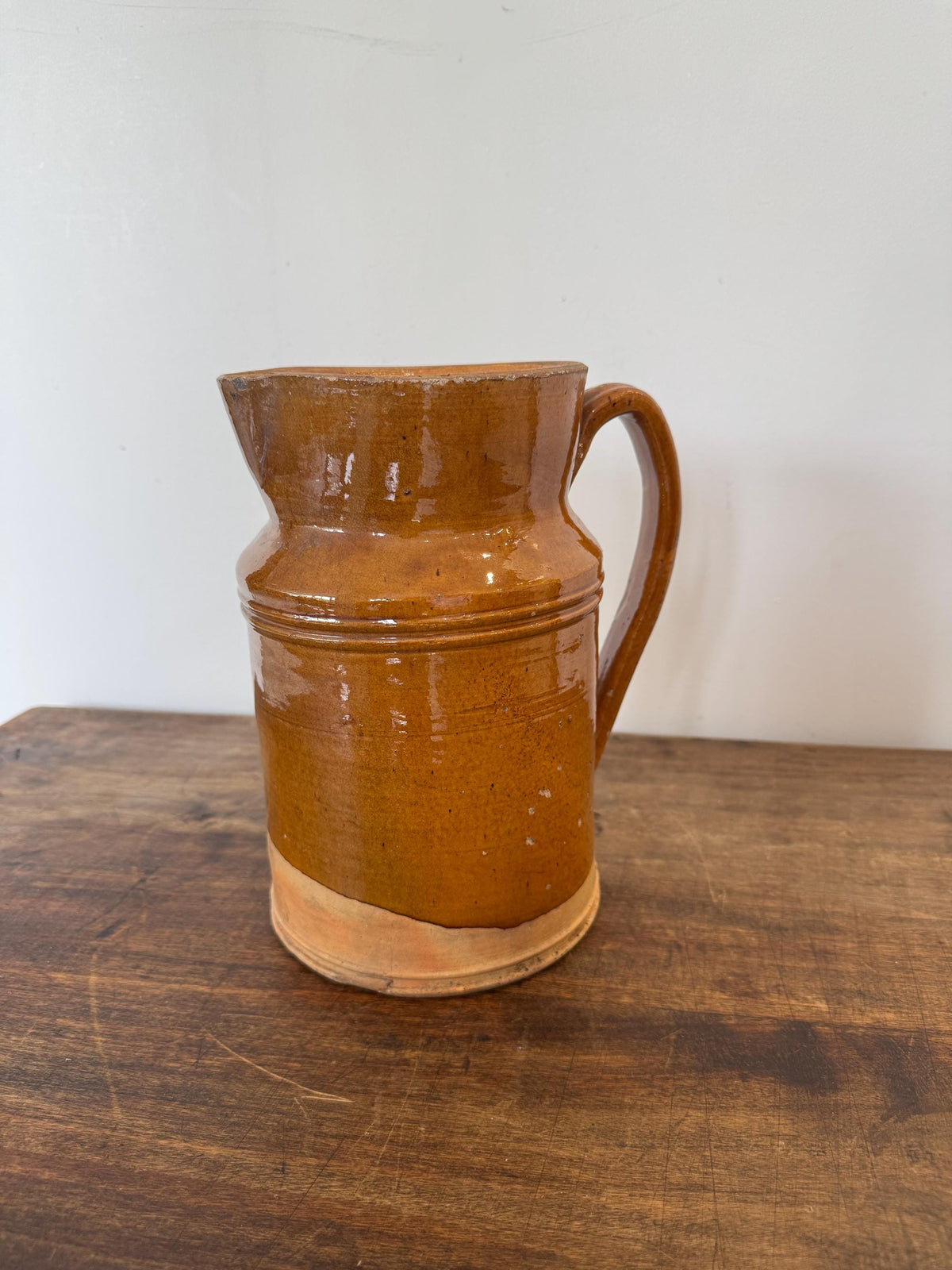 Pichet pot grès France vintage