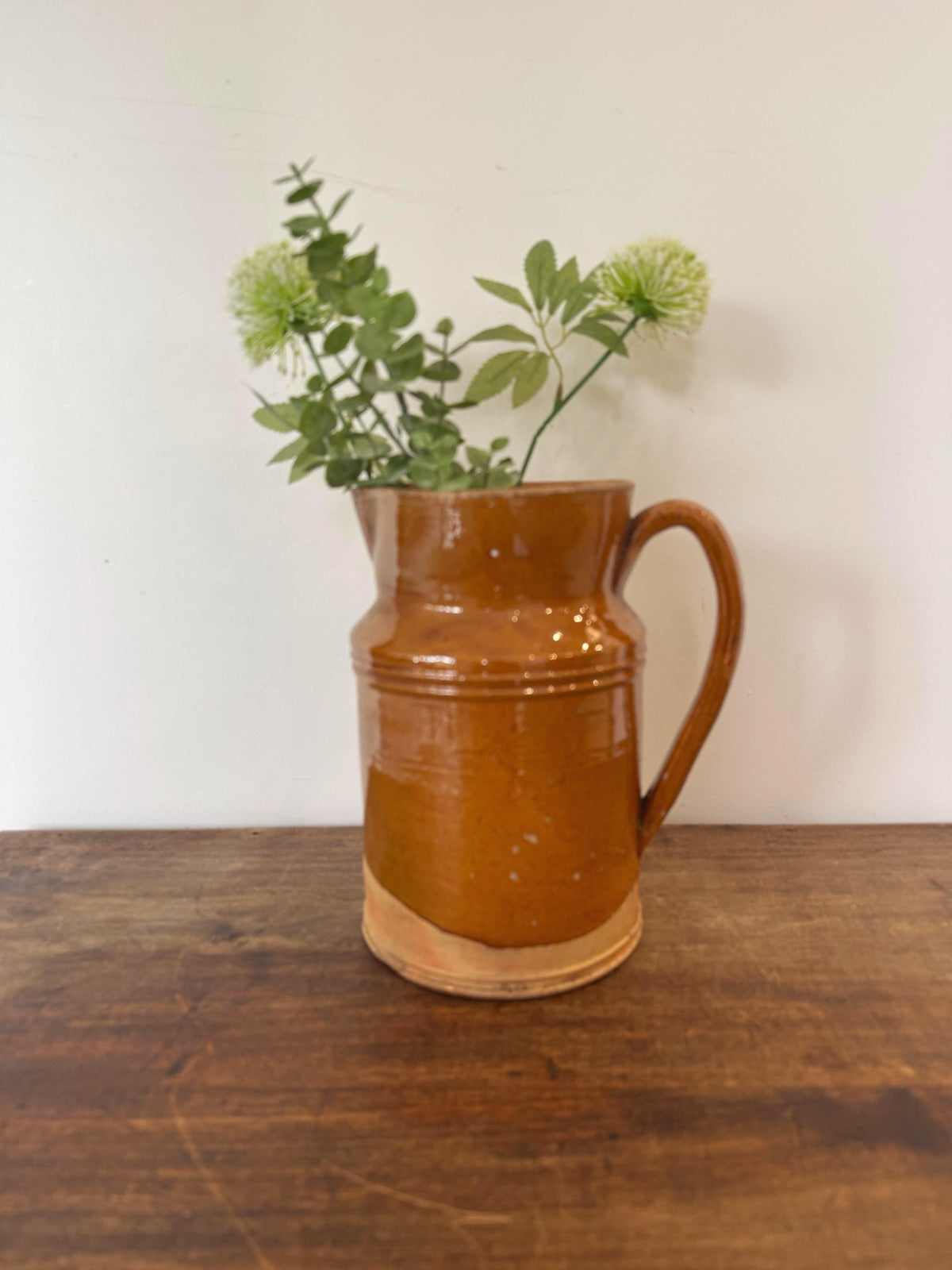 Pichet pot grès France vintage