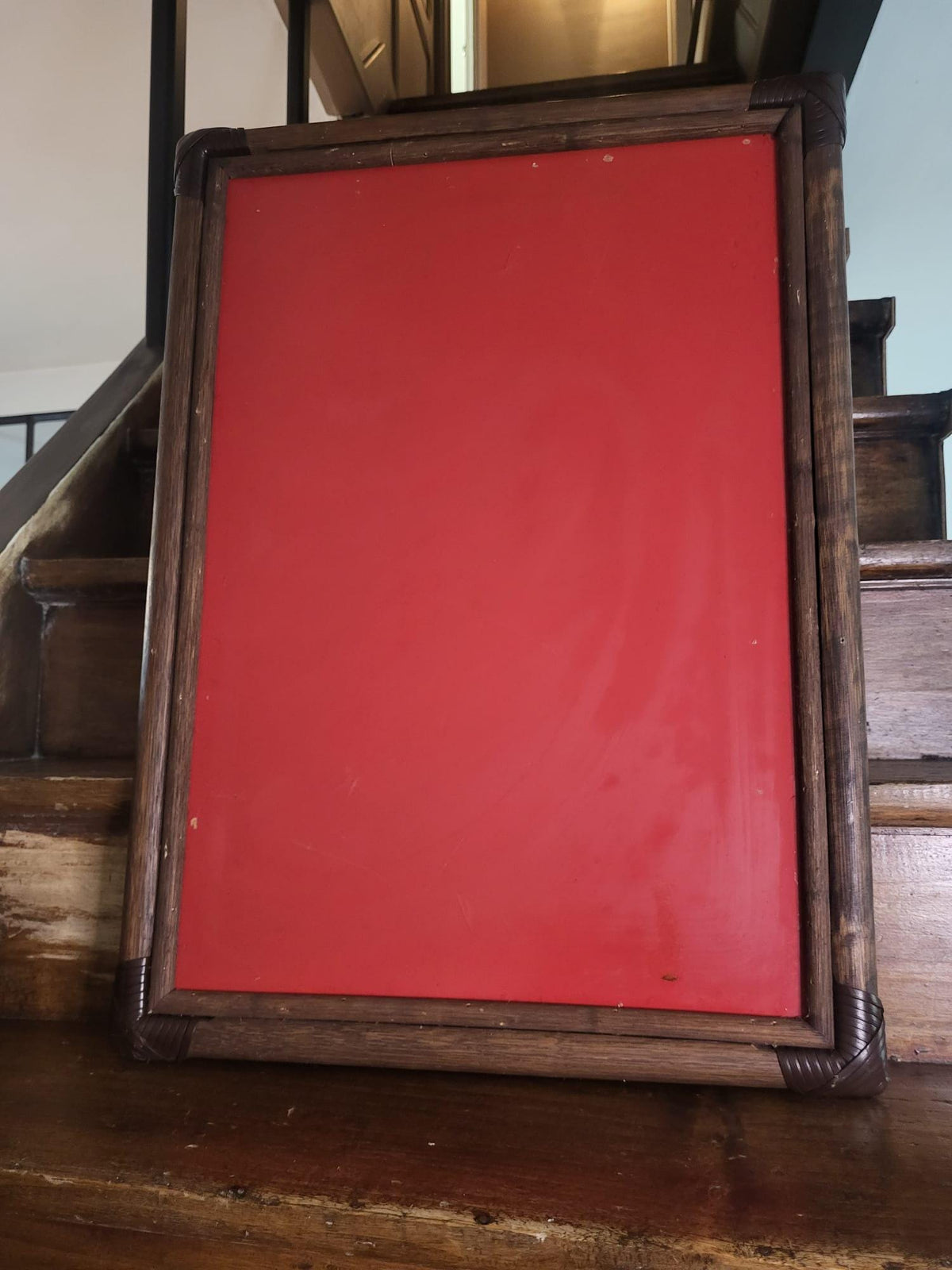 Miroir bambou rotin vintage