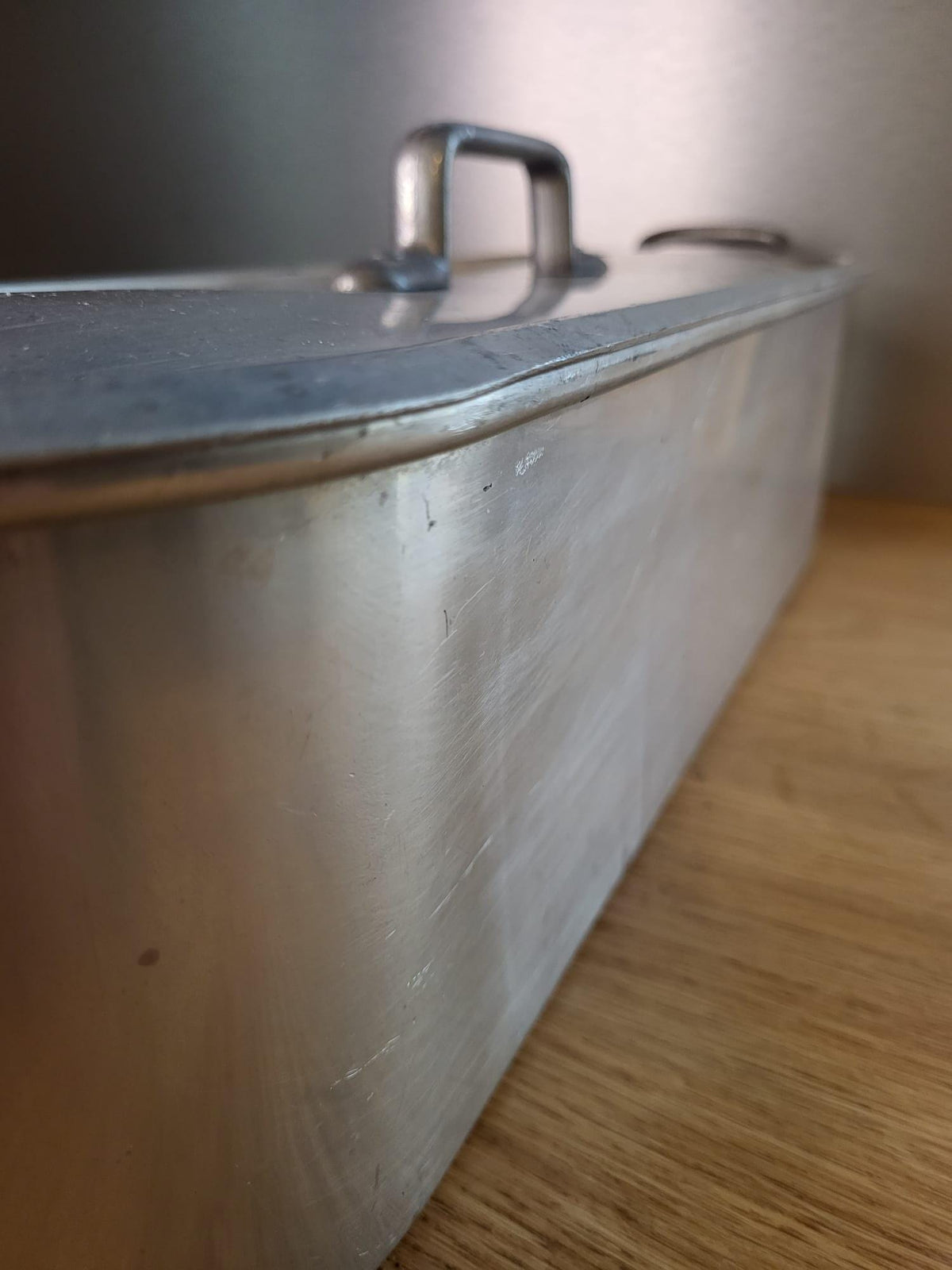 Poissonnière vintage en aluminium