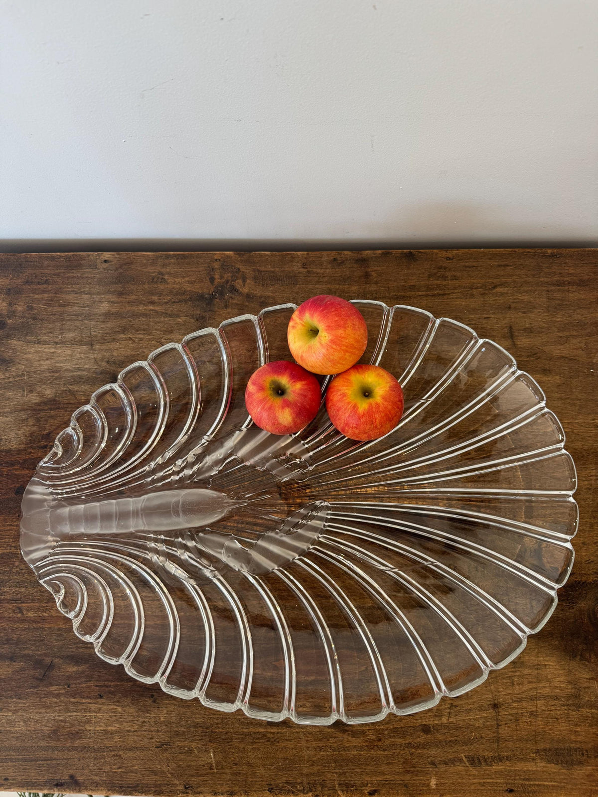 Plat cristal homard plat fruit de mer