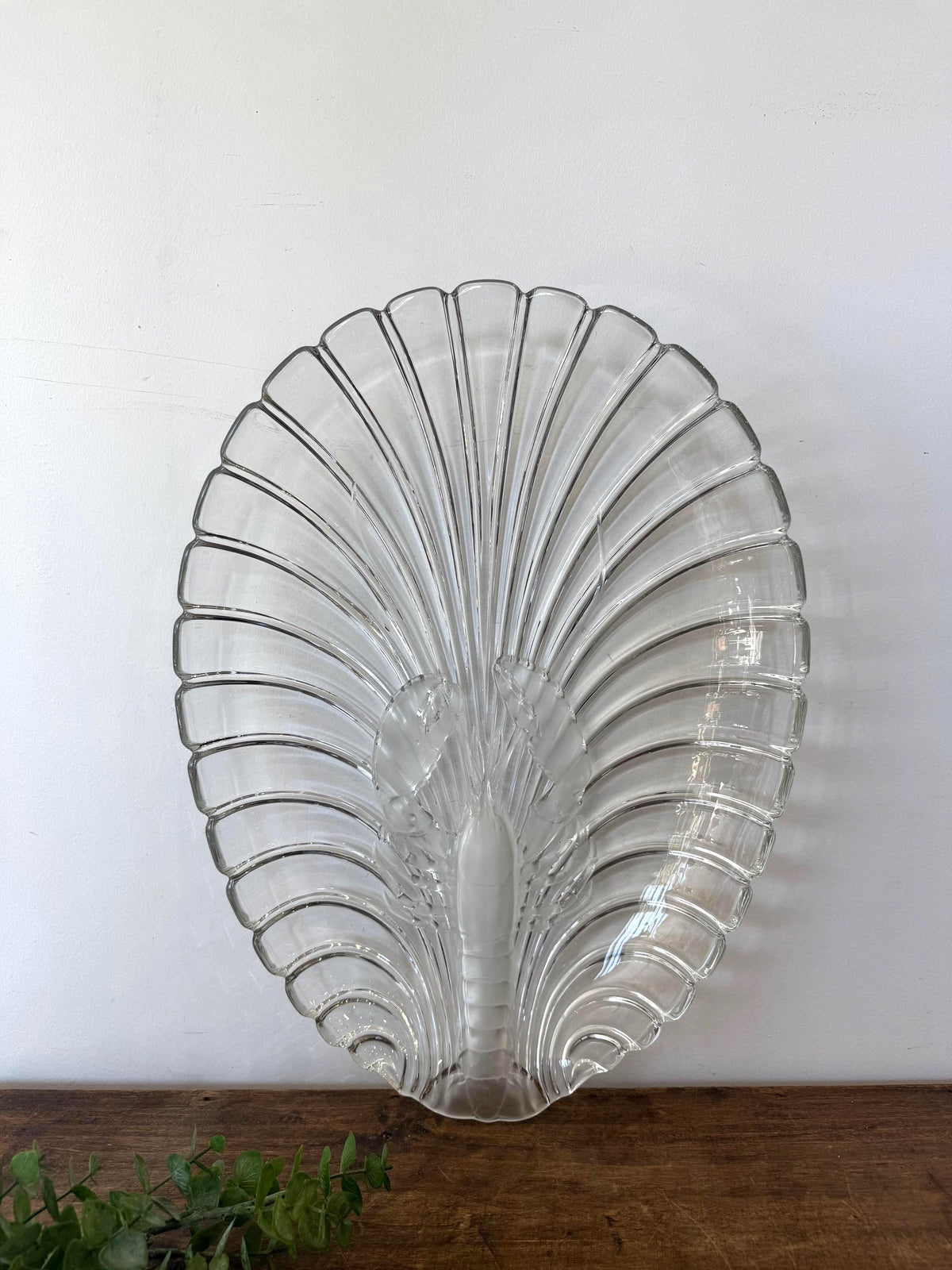 Plat cristal homard plat fruit de mer