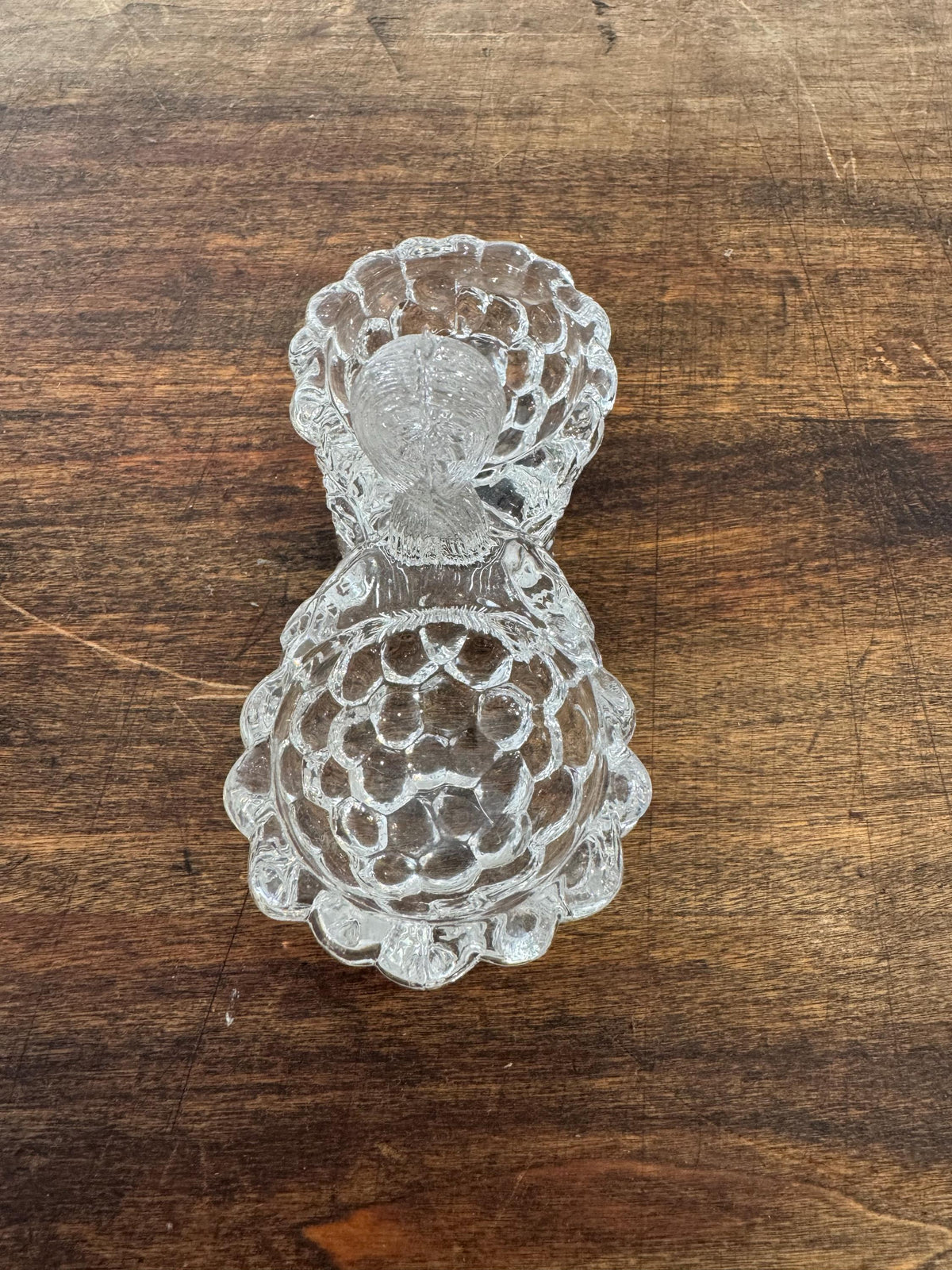 Salière poivrière verre ancienne