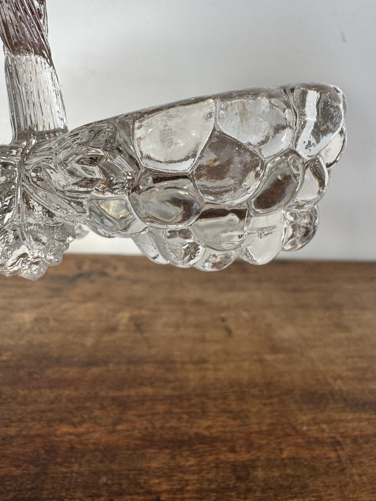 Salière poivrière verre ancienne