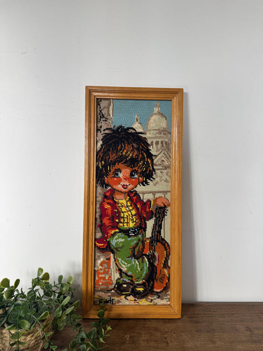 Tableau canevas vintage Poulbot