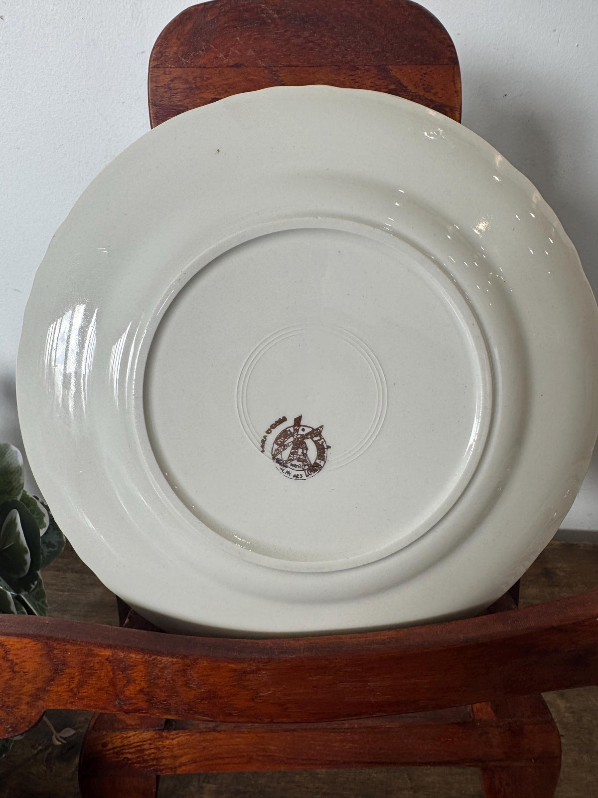 Assiettes porcelaine française Fleurs