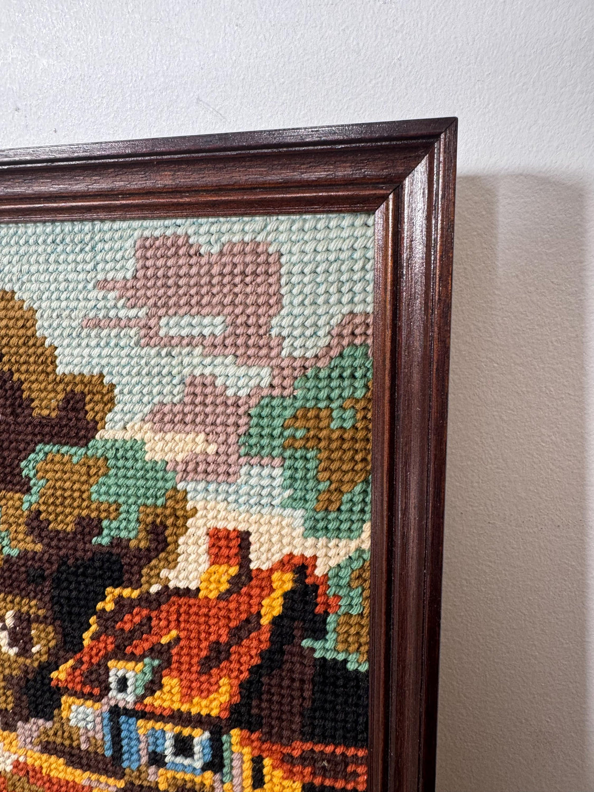 Tableau canevas paysage automne vintage
