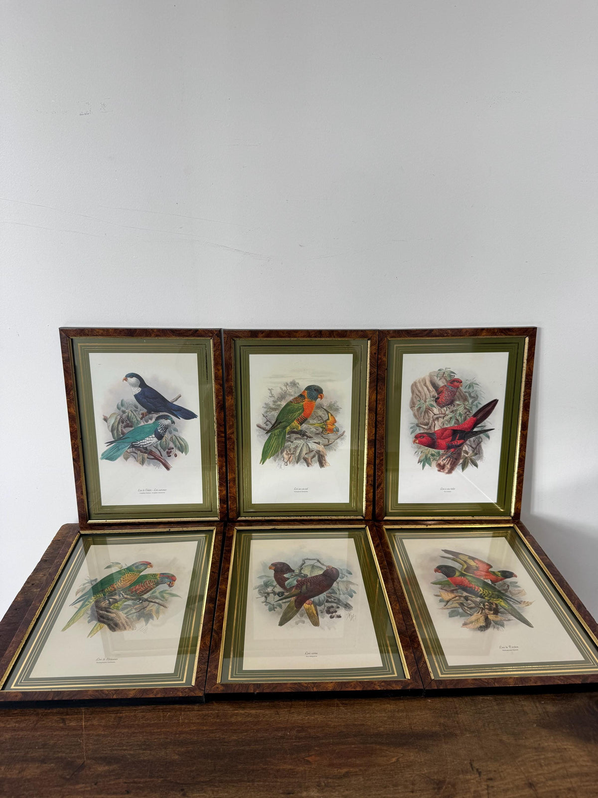 Tableau oiseaux vintage