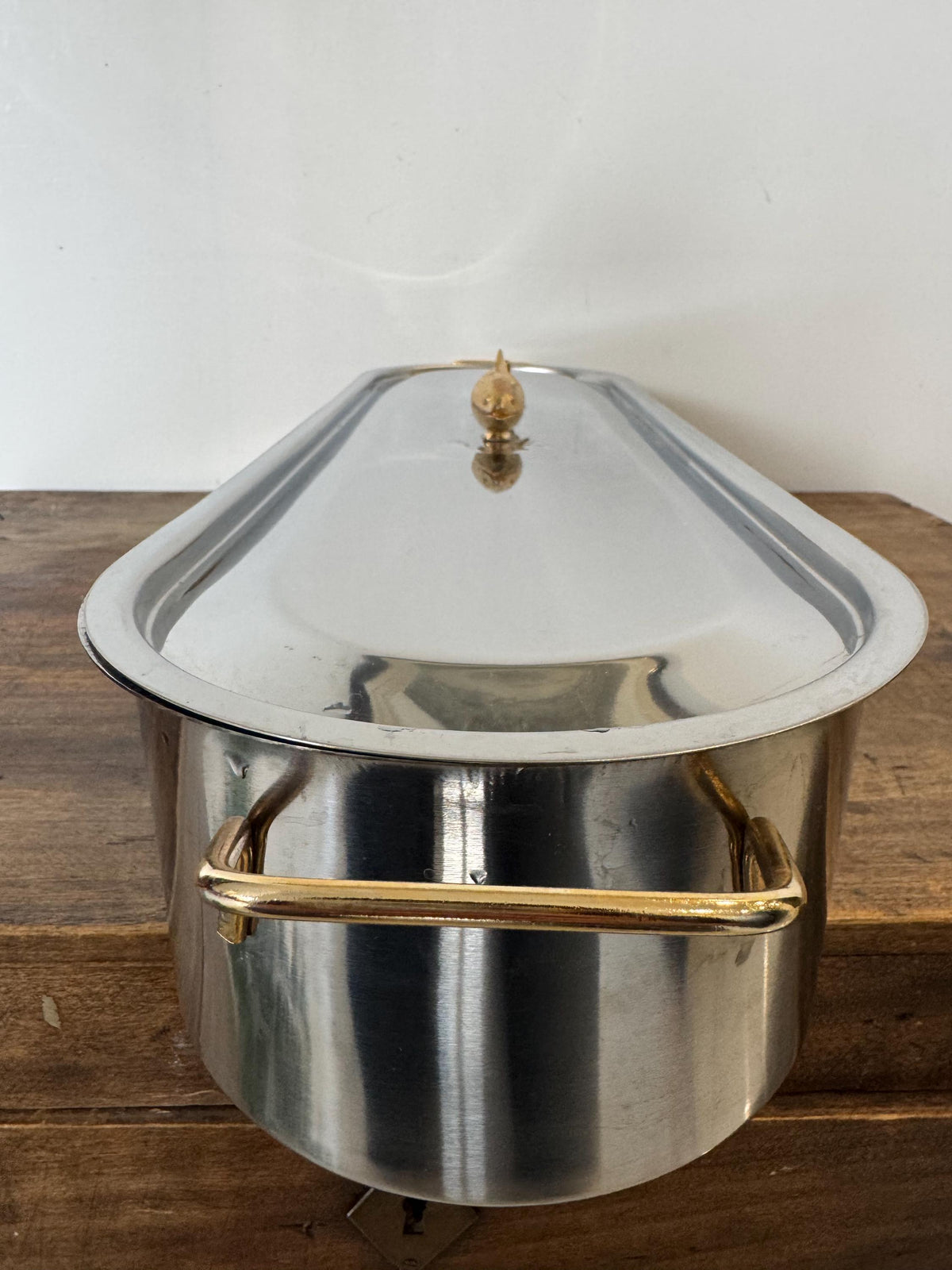 Poissonnière inox vintage