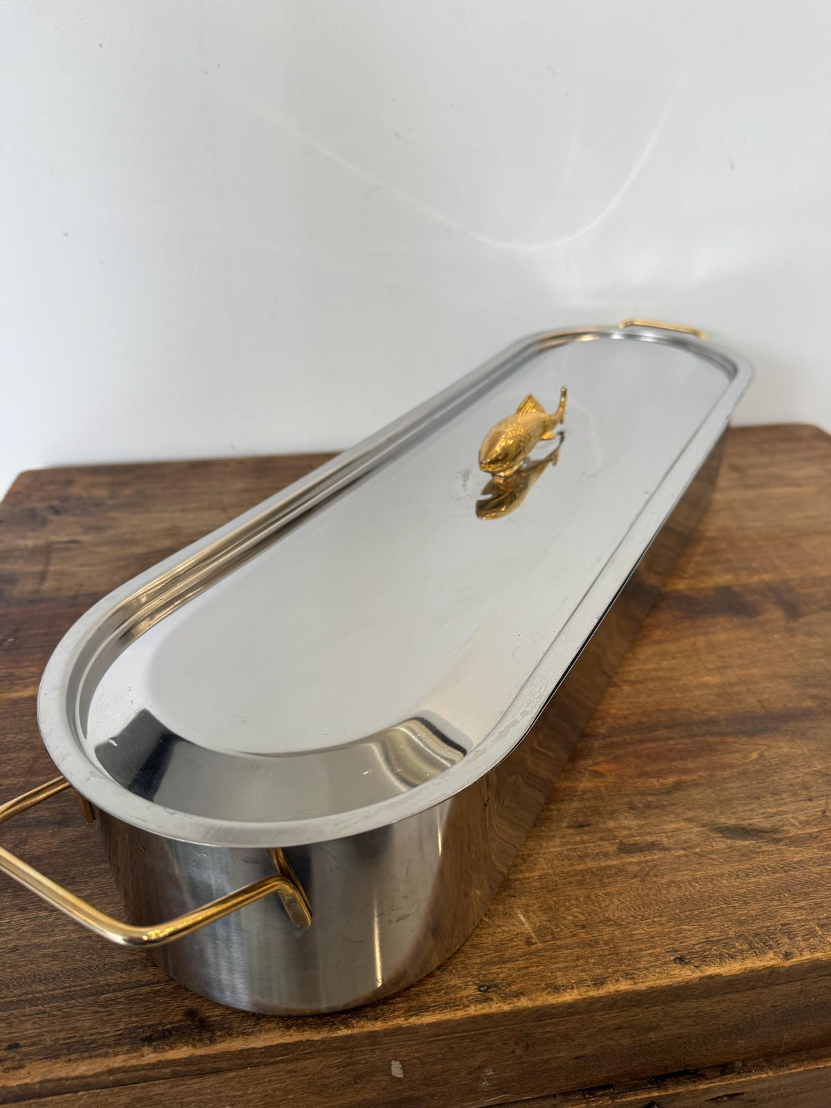 Poissonnière inox vintage