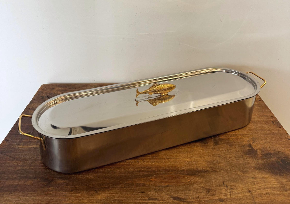 Poissonnière inox vintage