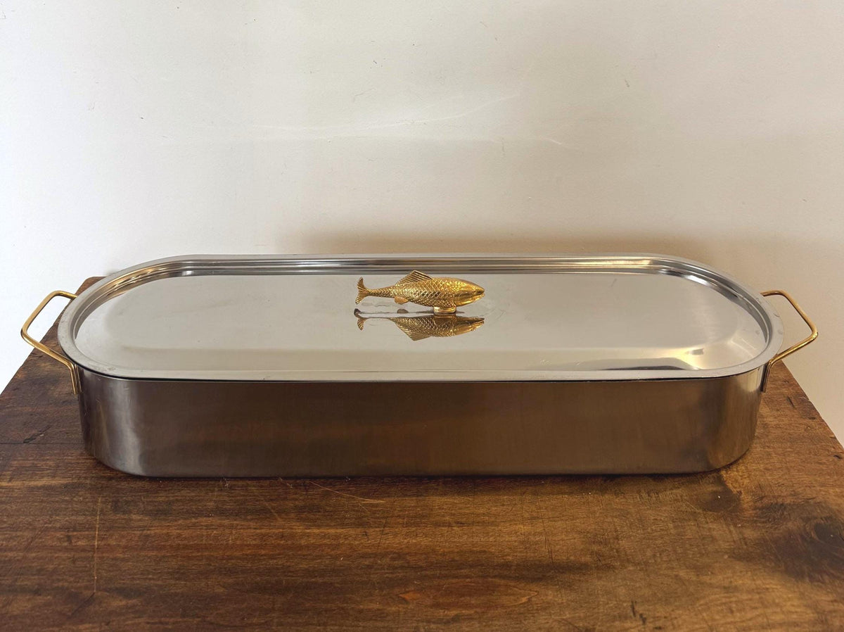 Poissonnière inox vintage