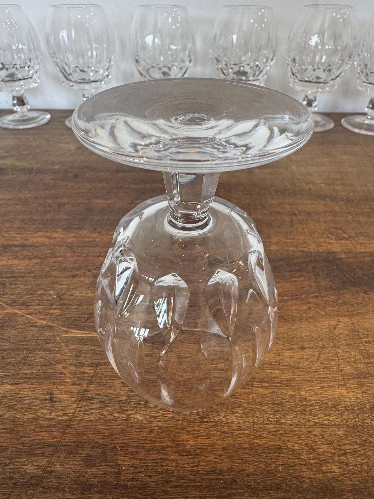 Verres cristal taillés verres à cognac rhum