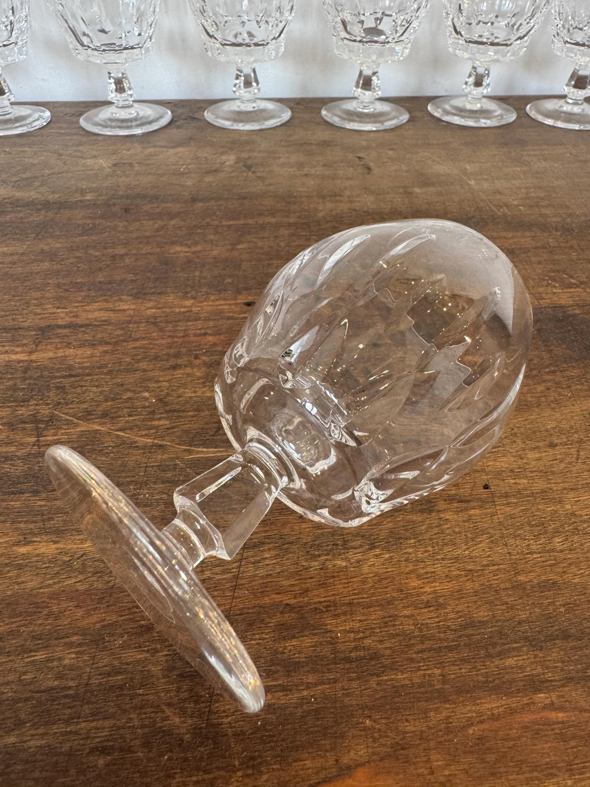 Verres cristal taillés verres à cognac rhum