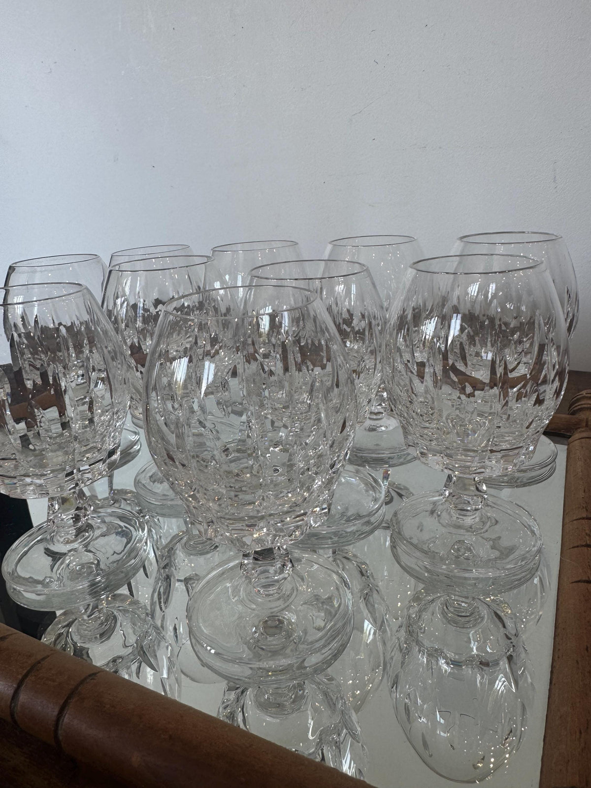 Verres cristal taillés verres à cognac rhum