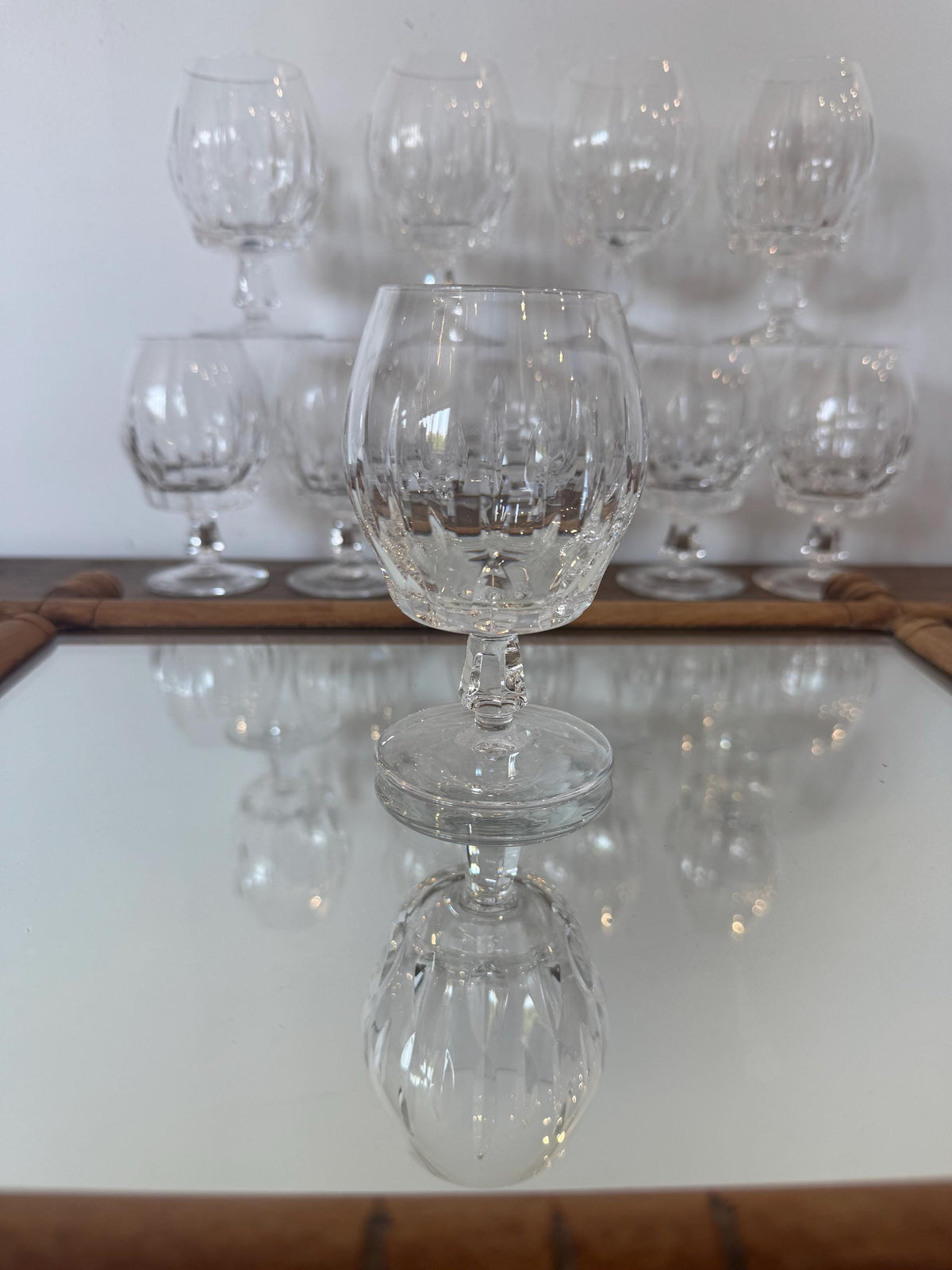 Verres cristal taillés verres à cognac rhum