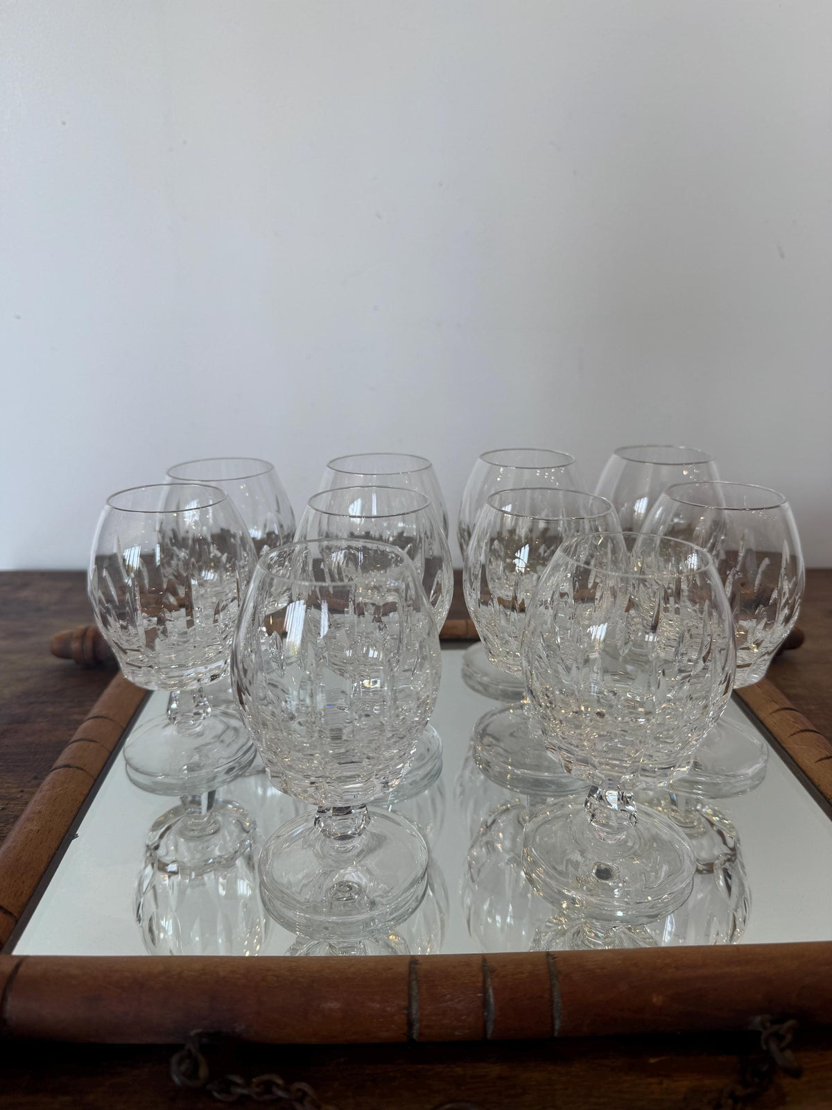 Verres cristal taillés verres à cognac rhum